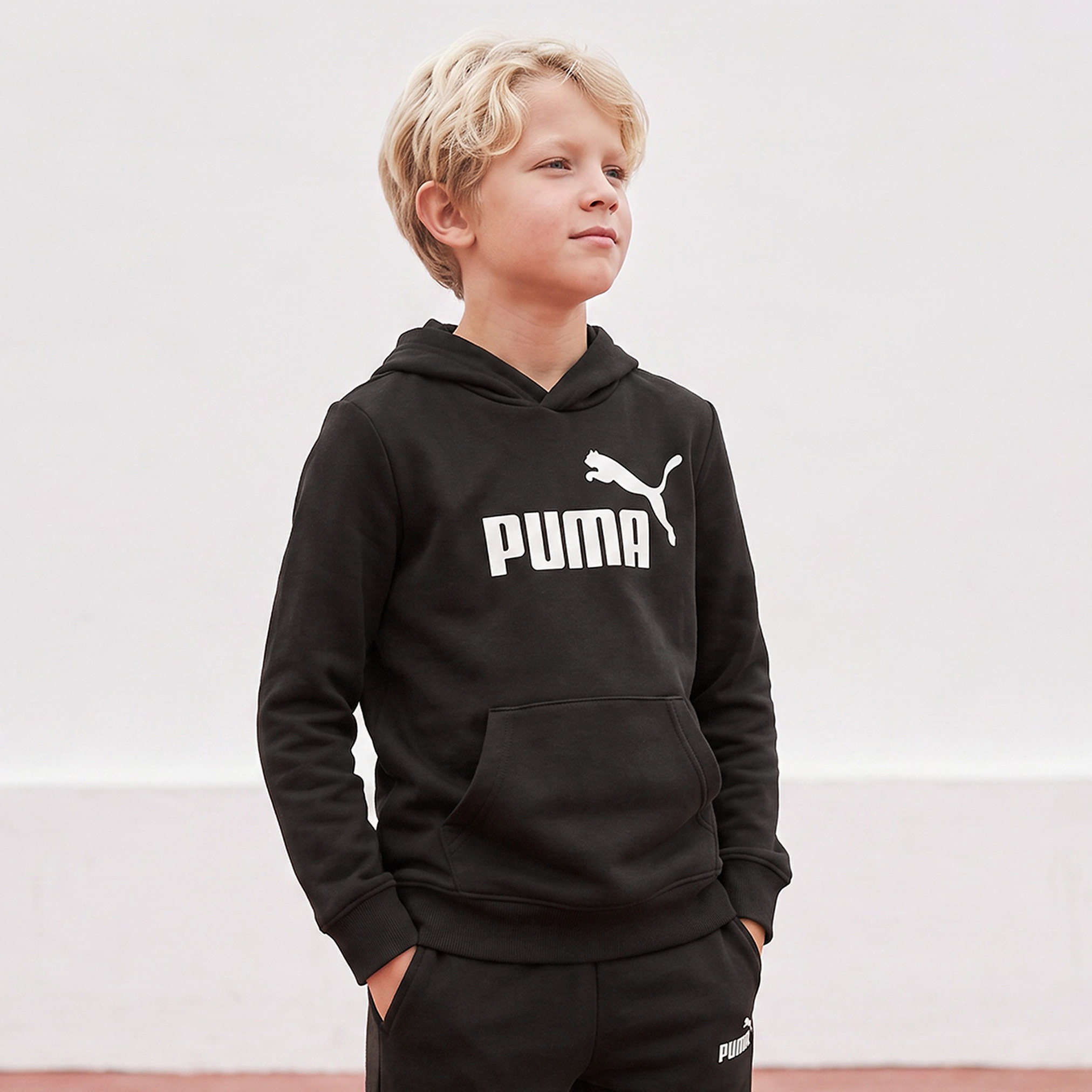 PUMA Hooded Sweatshirt with Logo Print-boys-clothing-winterwear-sweatshirts-image-1
