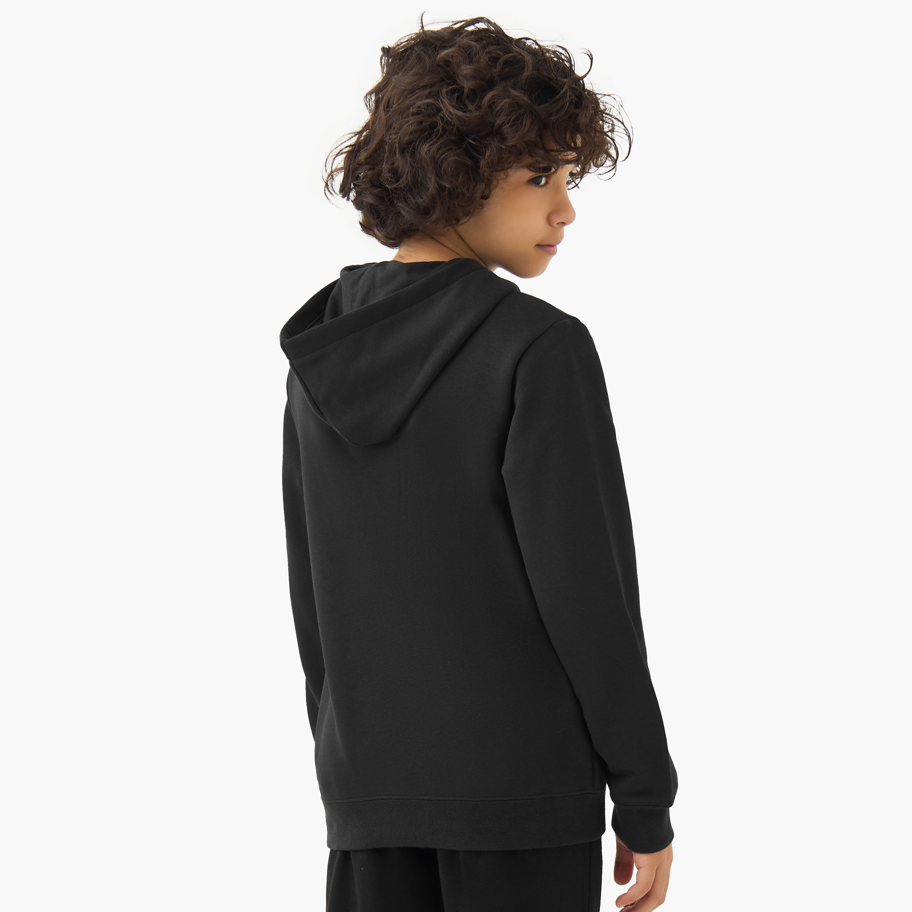 PUMA Boys Hooded Neck Sweatshirt with Kangaroo Pocket - Cotton - Long Sleeves-sports-boys-clothing-tops-image-3