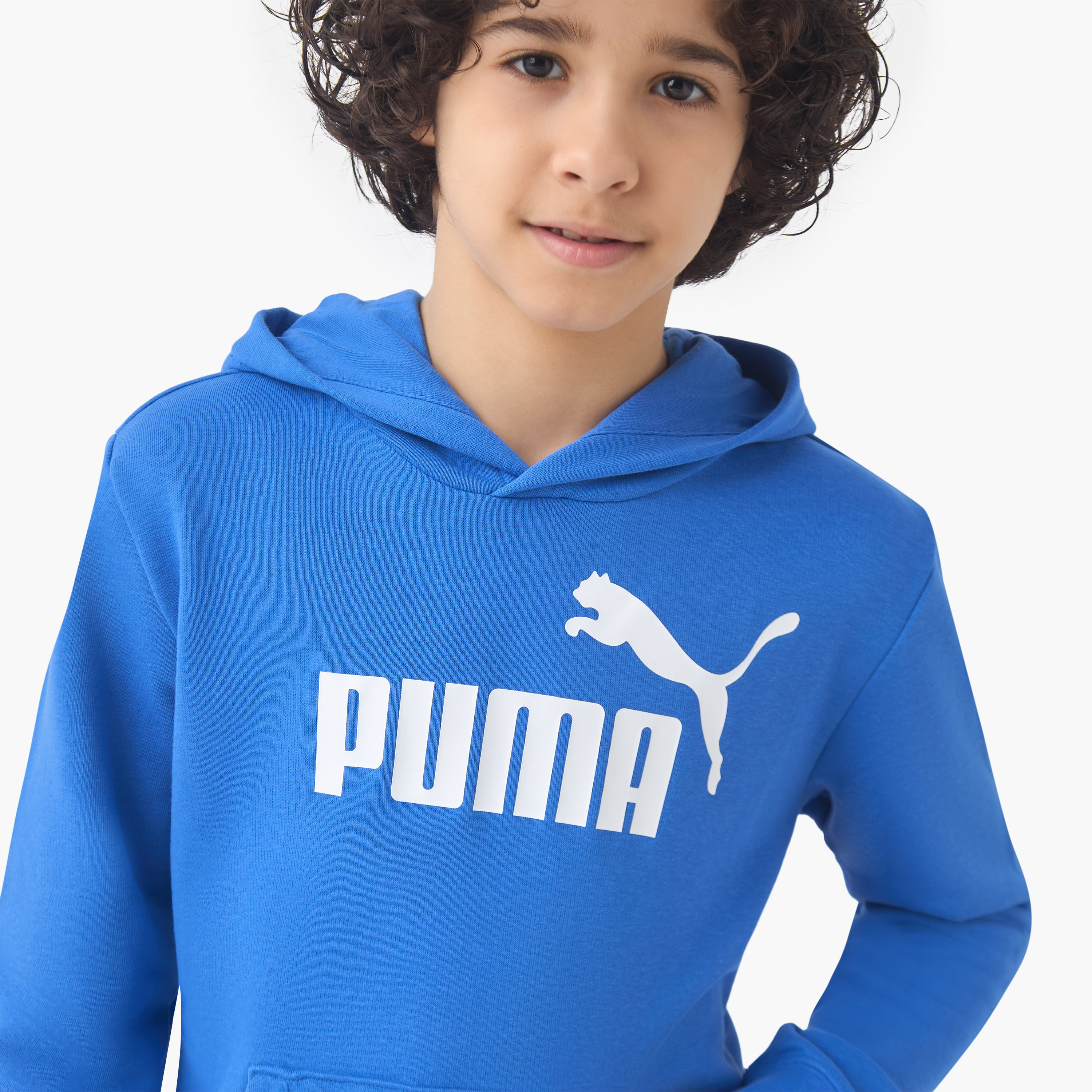 PUMA Logo Print Sweatshirt with Long Sleeves-boys-clothing-sweatshirts-image-4