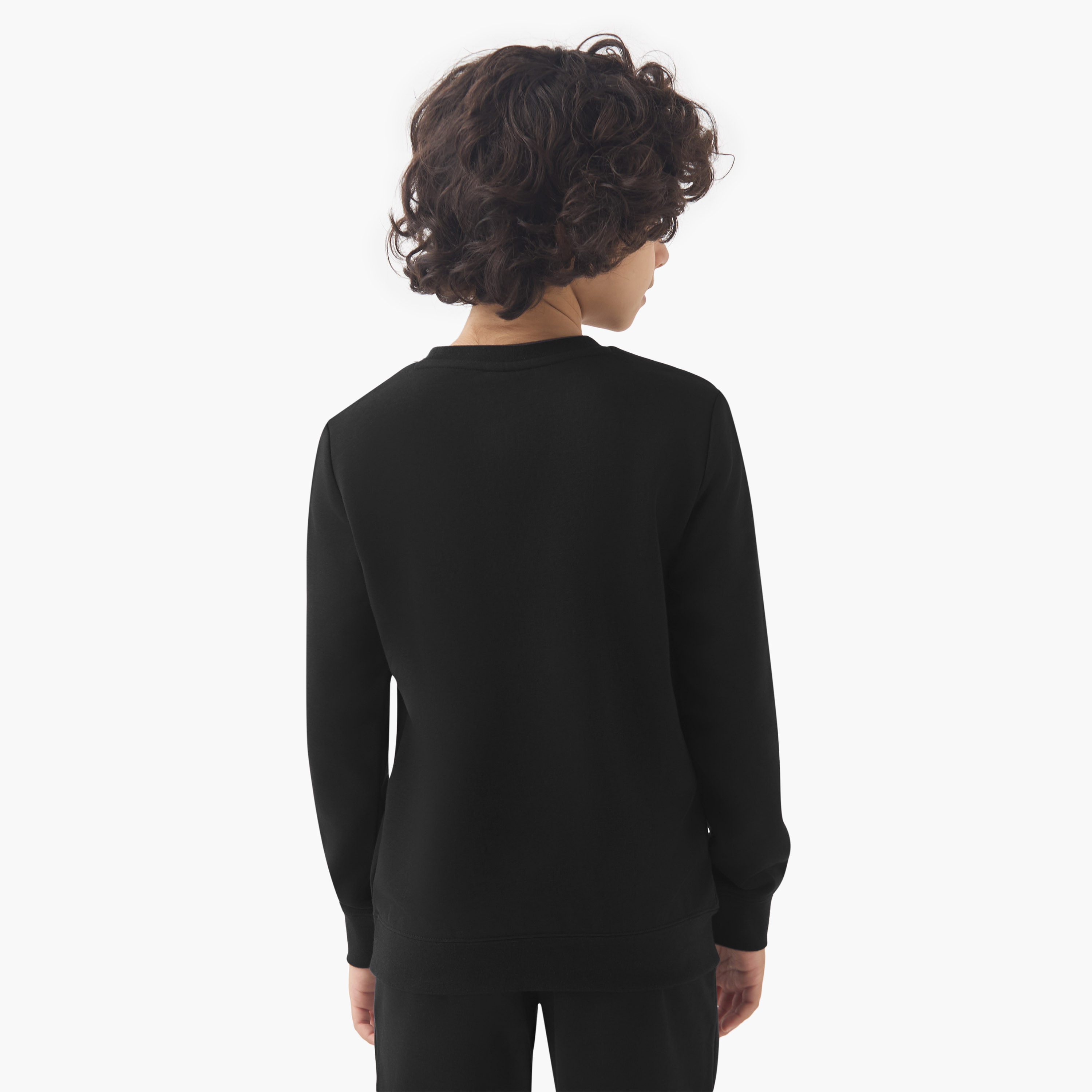 PUMA Logo Print Sweatshirt with Long Sleeves-boys-clothing-sweatshirts-image-3