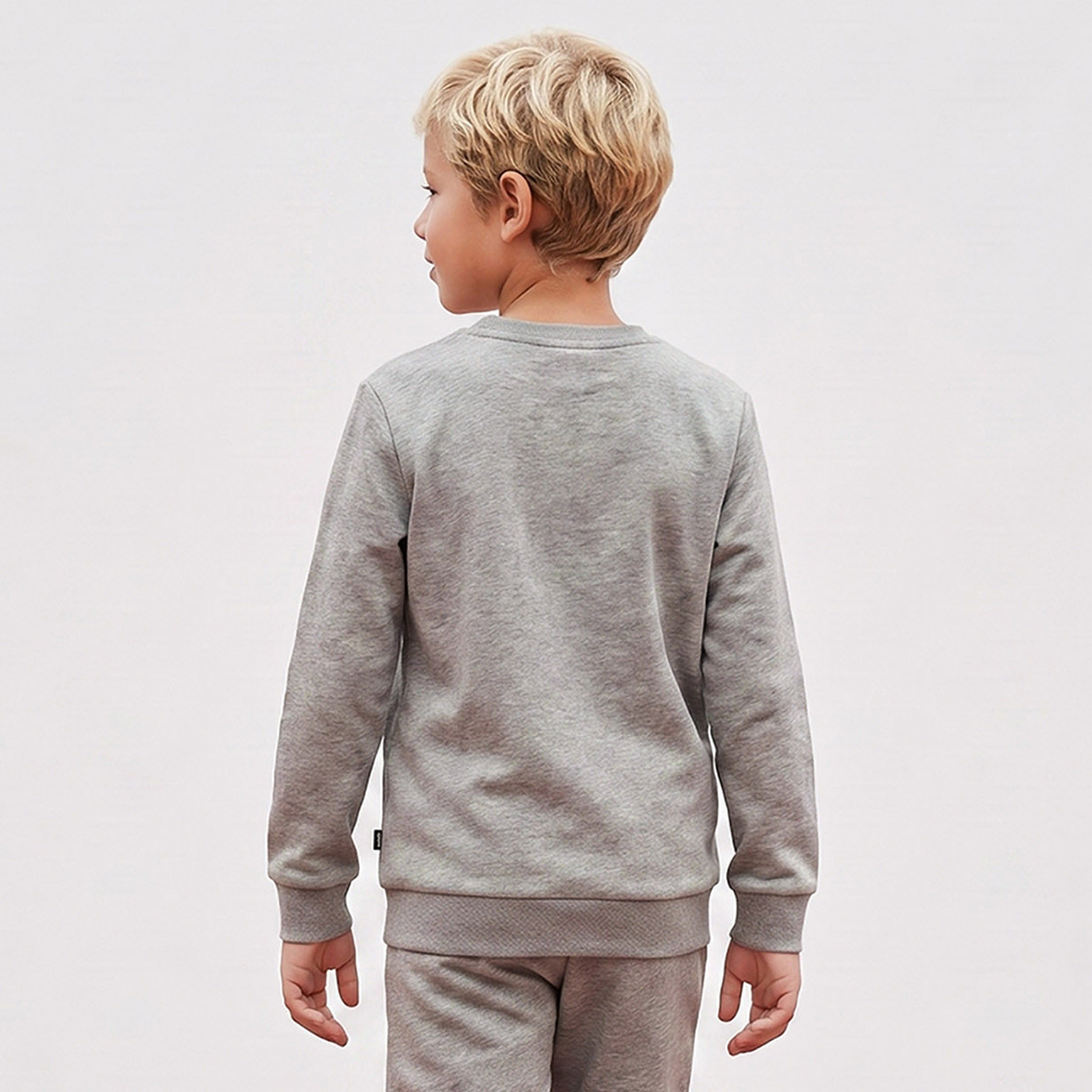 PUMA Round Neck Sweatshirt with Logo Print-boys-clothing-winterwear-sweatshirts-image-2