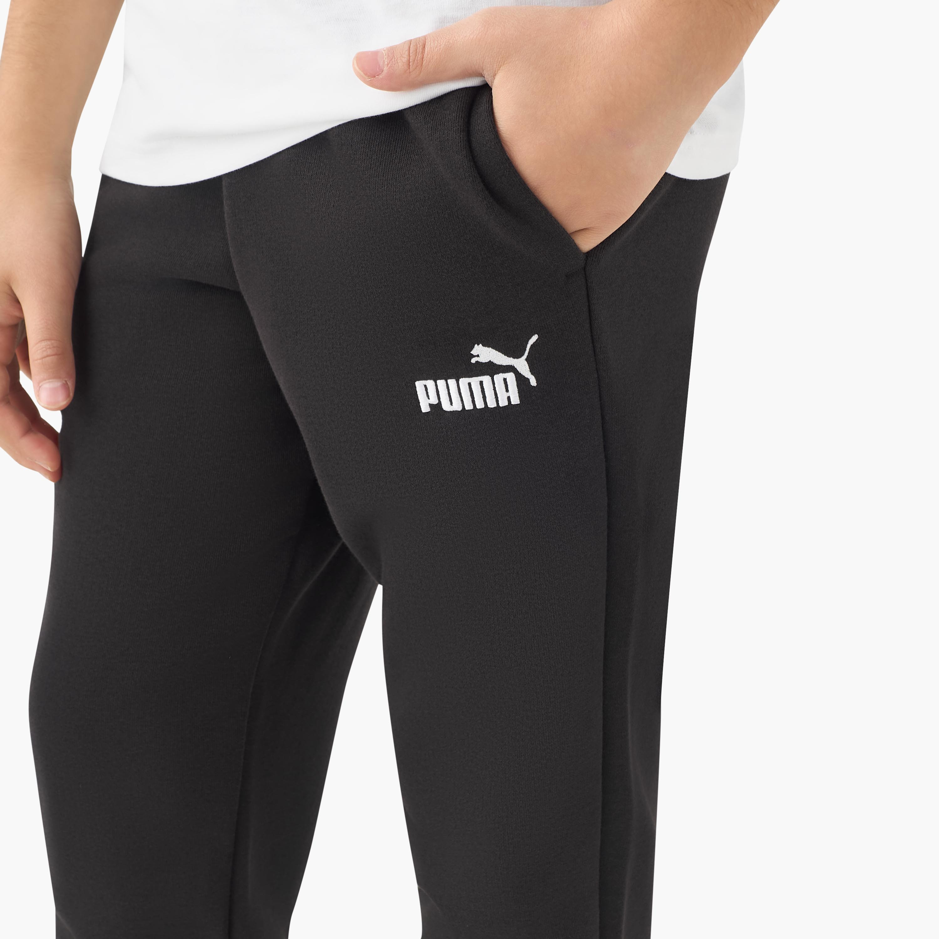 بنطلون رياضي بخصر مطاطي وجيوب من بوما-boys-clothing-bottoms-joggersandtrackpants-image-1