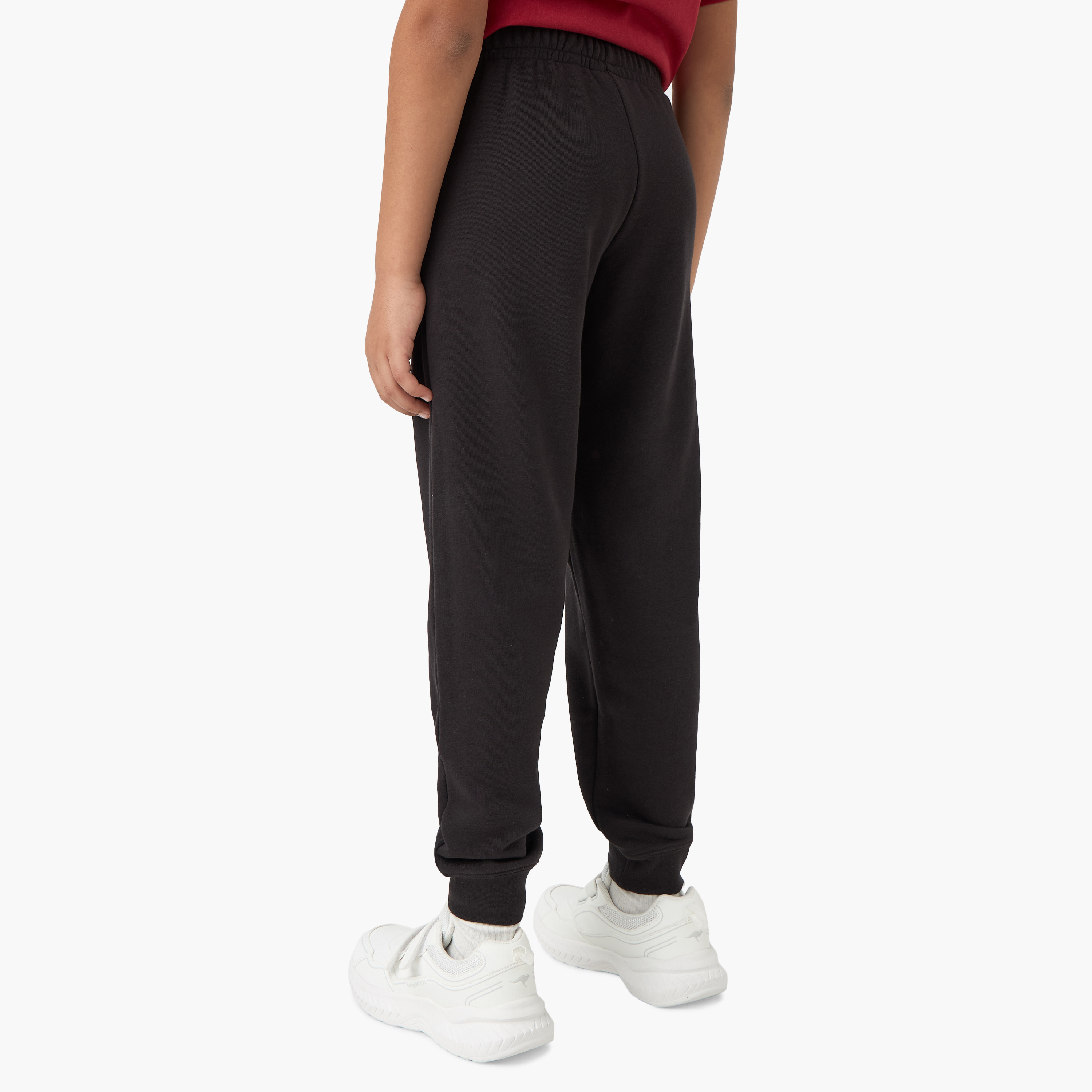 PUMA Logo Detail Joggers with Elasticated Waistband-boys-clothing-bottoms-joggersandtrackpants-image-3