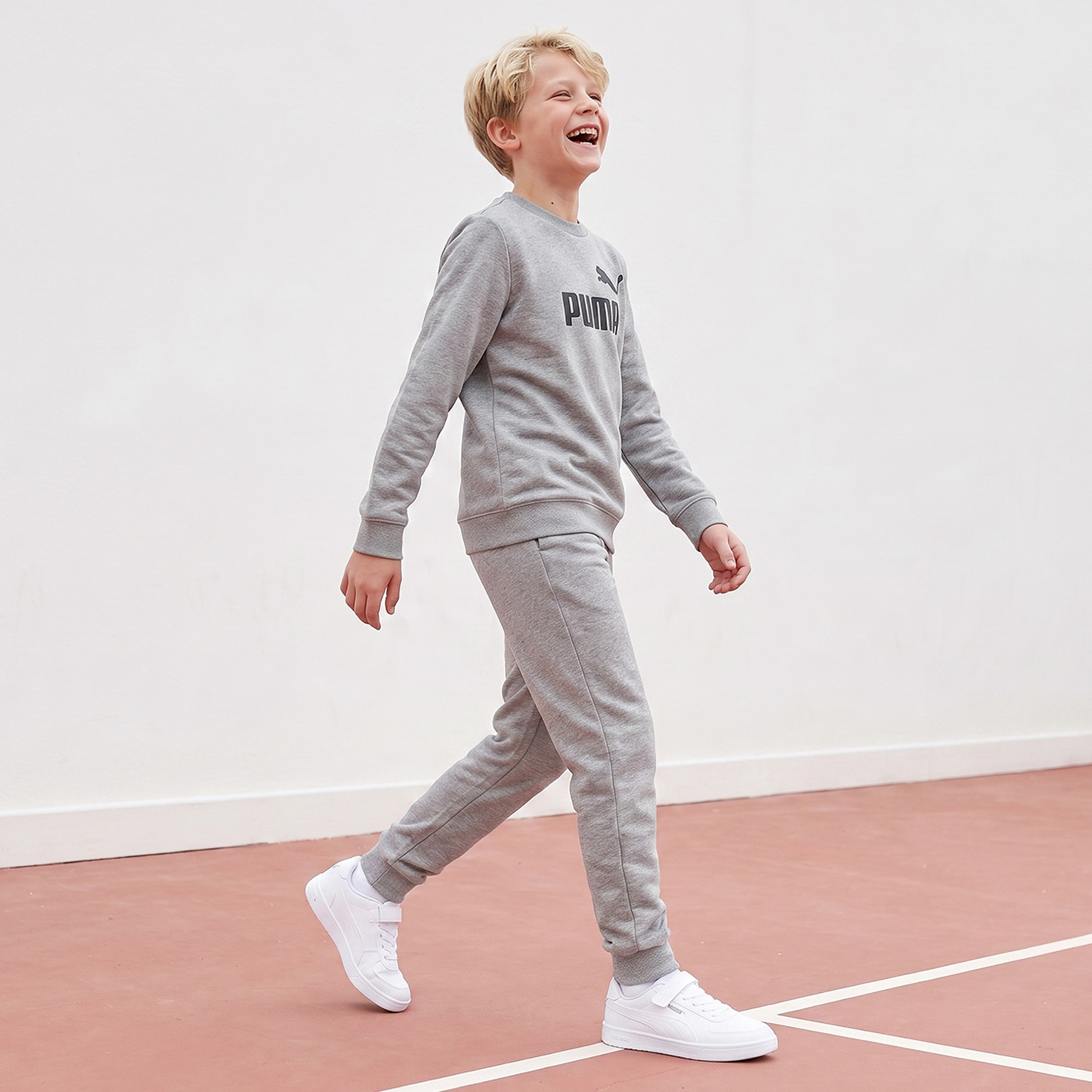 PUMA Elasticated Waist Joggers with Pocket-boys-clothing-bottoms-joggersandtrackpants-image-5