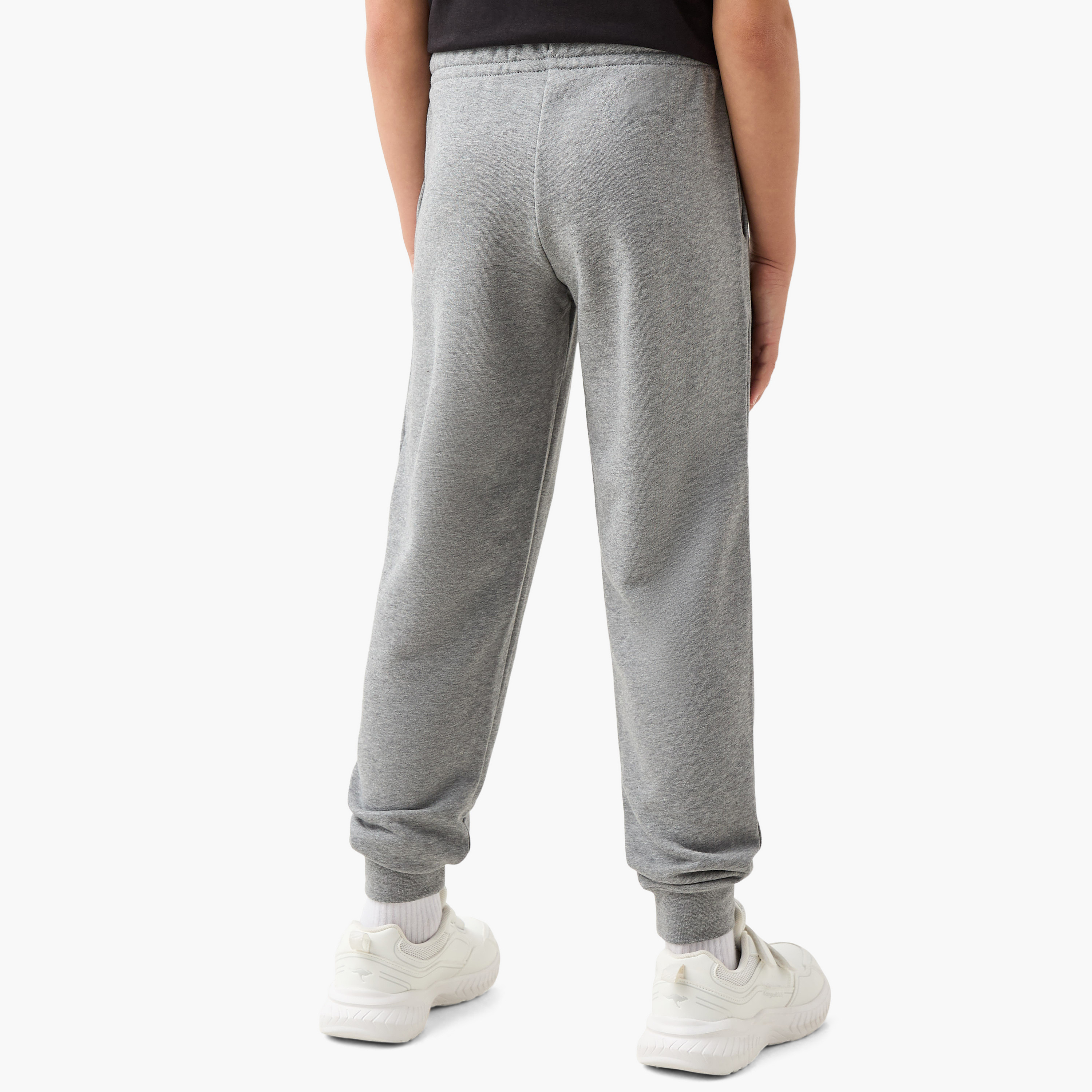 PUMA Logo Print Joggers with Elasticated Waistband and Pockets-boys-clothing-sportswear-bottoms-image-3