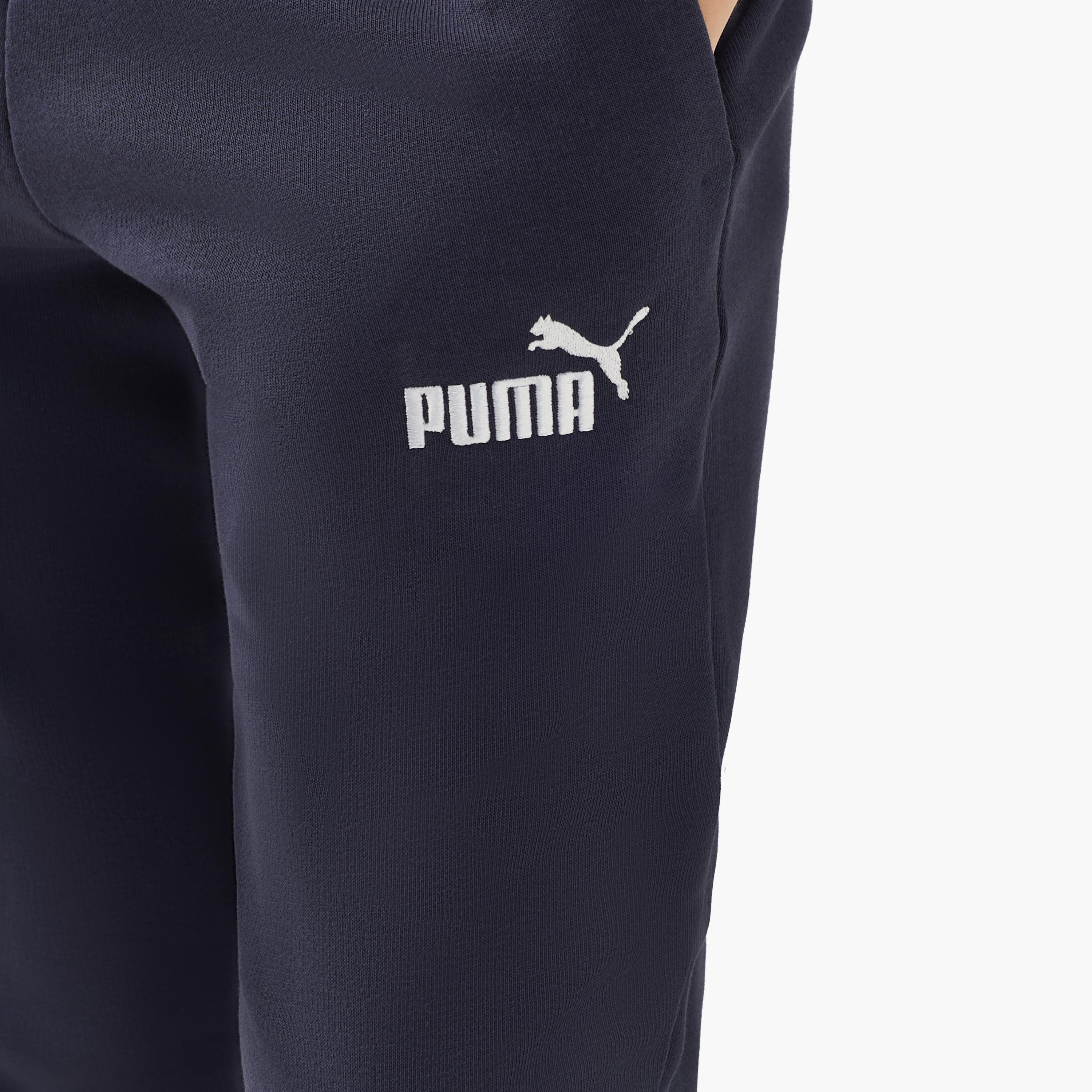 PUMA Elasticated Waist Joggers with Pockets-boys-clothing-bottoms-joggersandtrackpants-image-4
