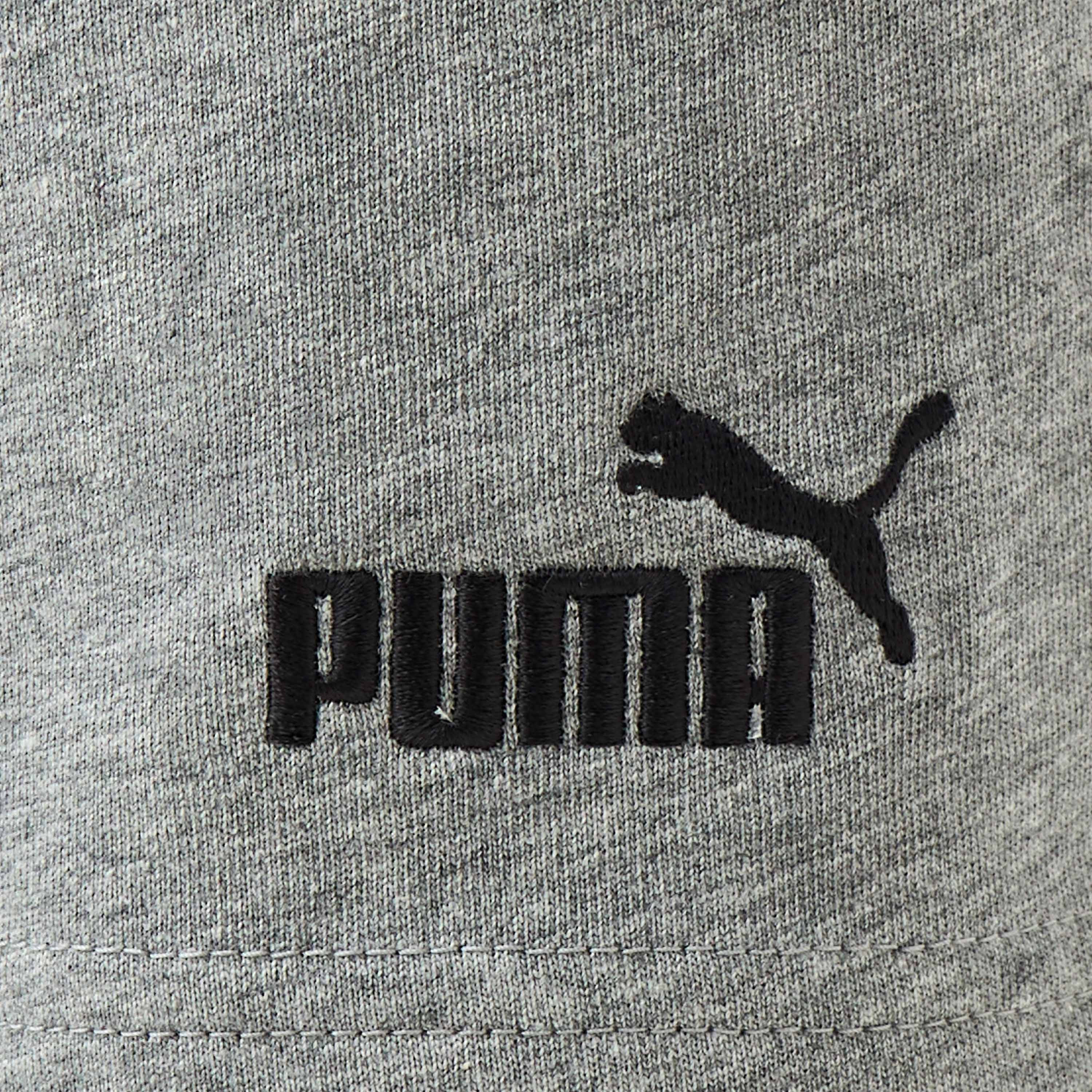 PUMA Knee Length Elasticated Waist Shorts with Logo Embroidery-sports-boys-clothing-bottoms-shorts-image-4