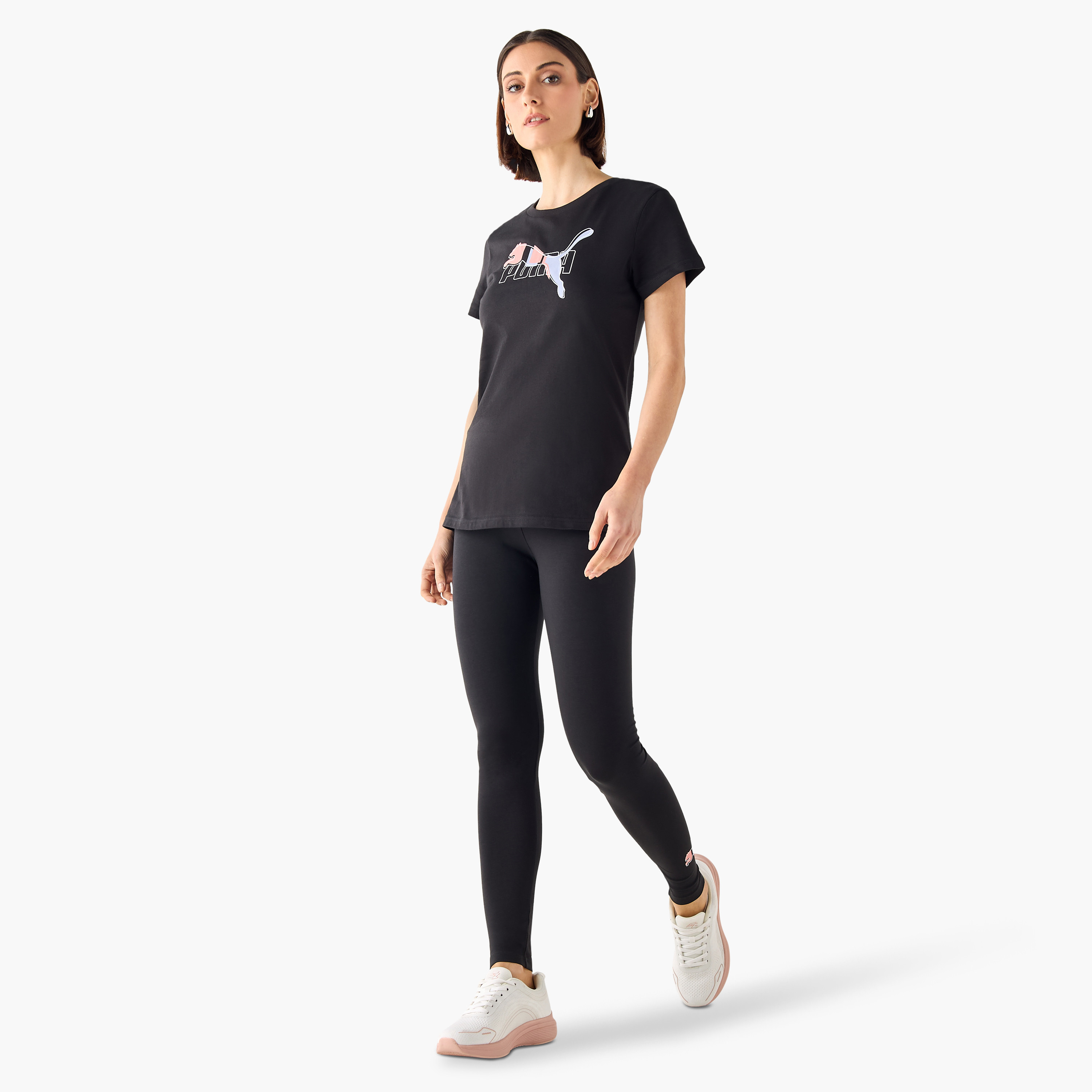 بوما - تيشيرت ايسينشال لوقو لاب - للنساء 684991 | OE-women-clothing-tshirts-image-2