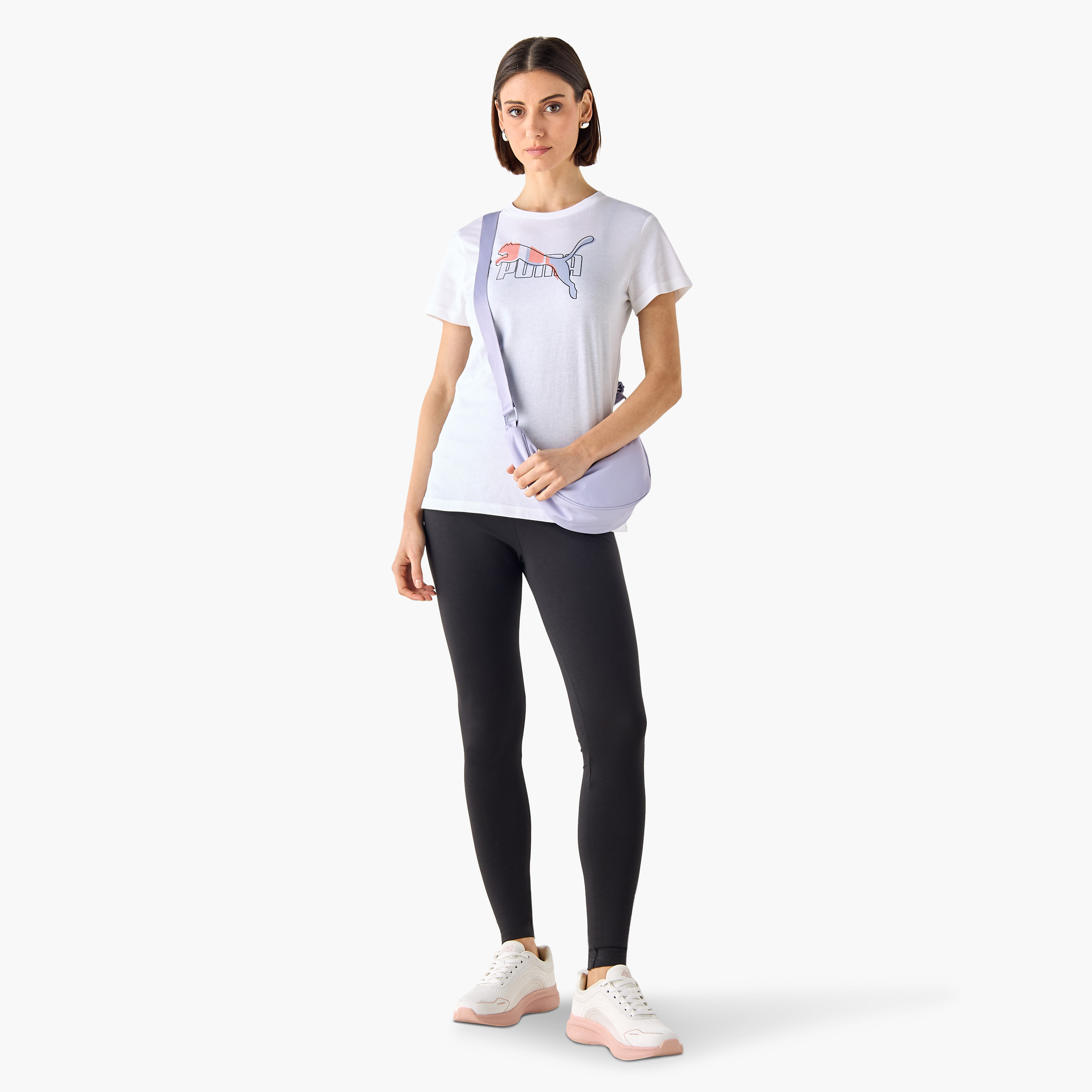 Puma Women's Essential Logo Lab Tee 684991 | OE-women-clothing-tshirts-image-2