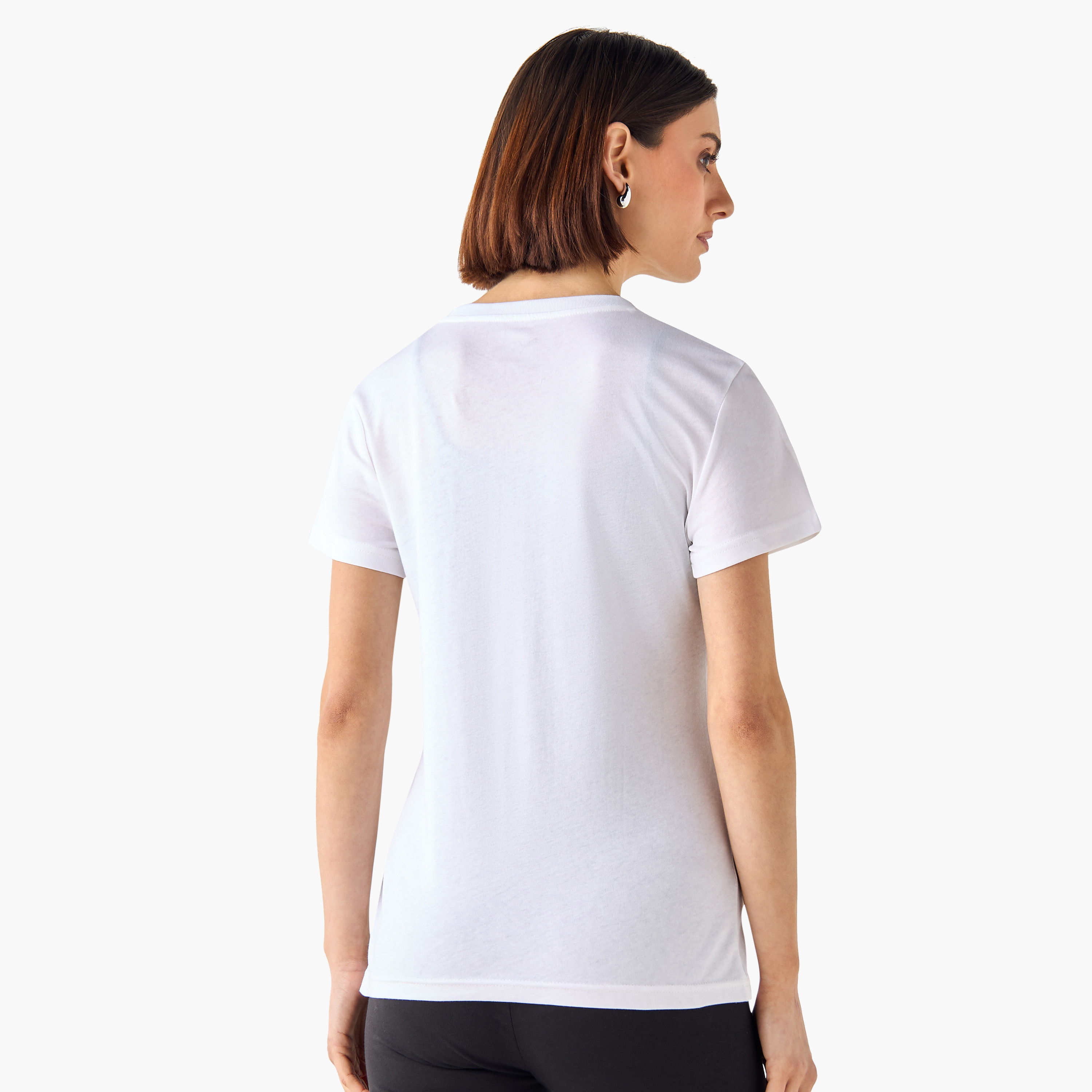 بوما - تيشيرت ايسينشال لوقو لاب - للنساء 684991 | OE-women-clothing-tshirts-image-8