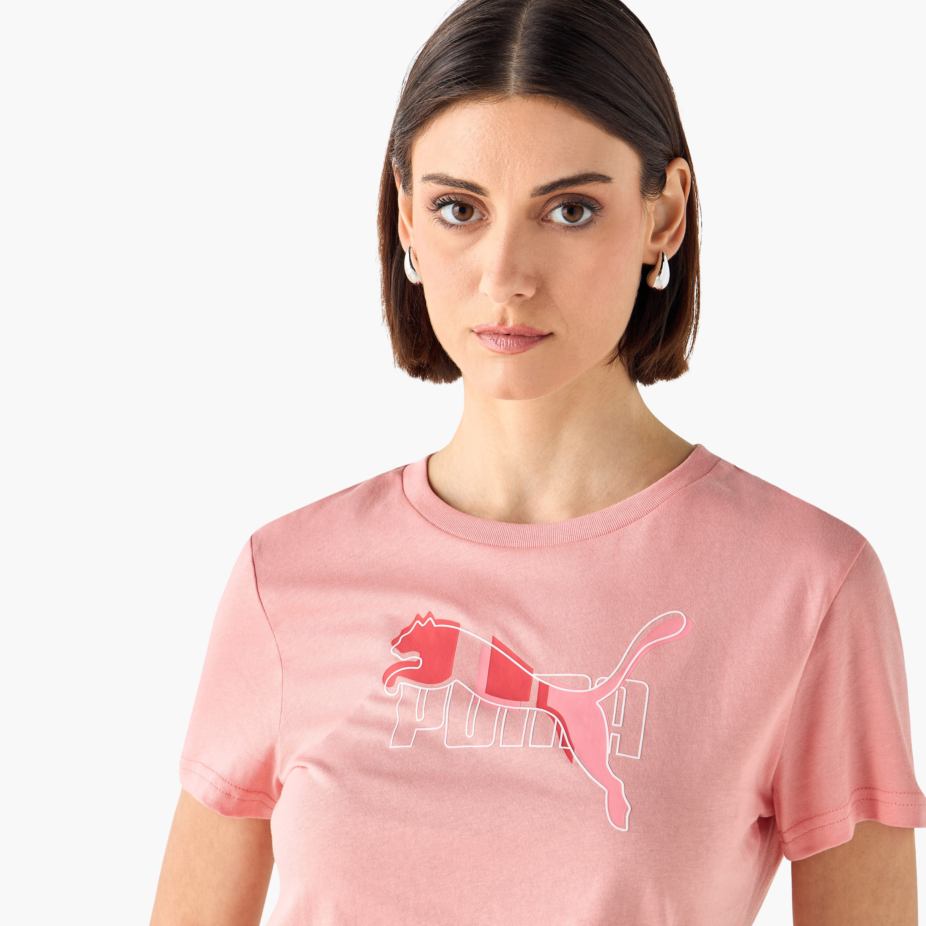 بوما - تيشيرت ايسينشال لوقو لاب - للنساء 684991 | OE-women-clothing-tshirts-image-14