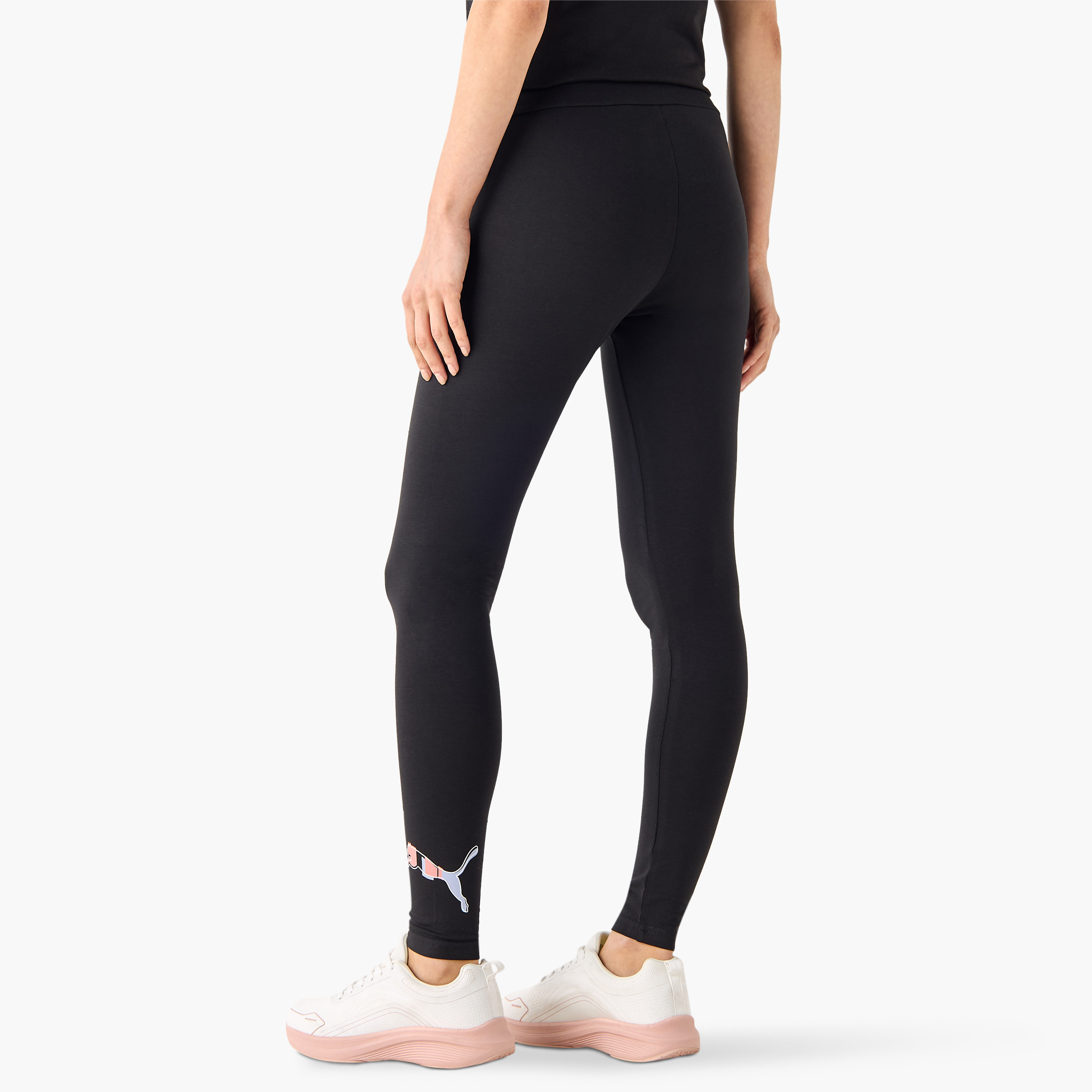 بنطال ضيق بشعار مختبر أساسيات للنساء من بوما 68499301 | OE-women-clothing-bottoms-leggings-image-3
