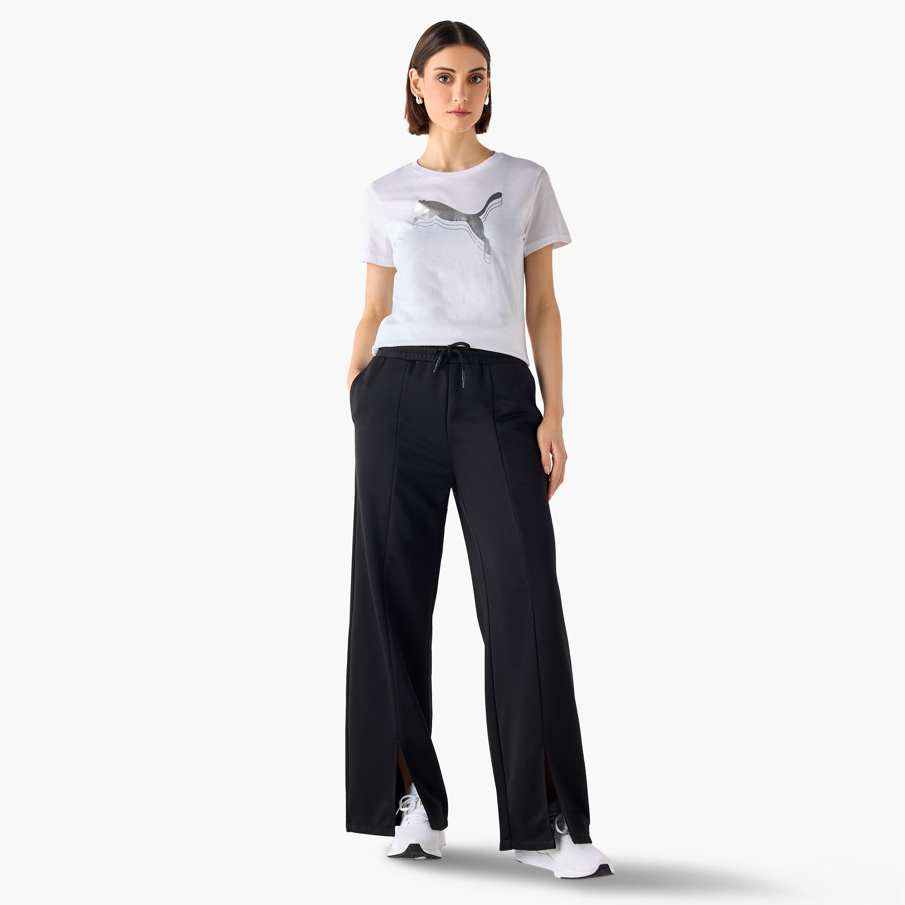 بوما - تيشيرت ايسينشال ميتاليك - للنساء 684995 | OE-women-clothing-tshirts-image-9