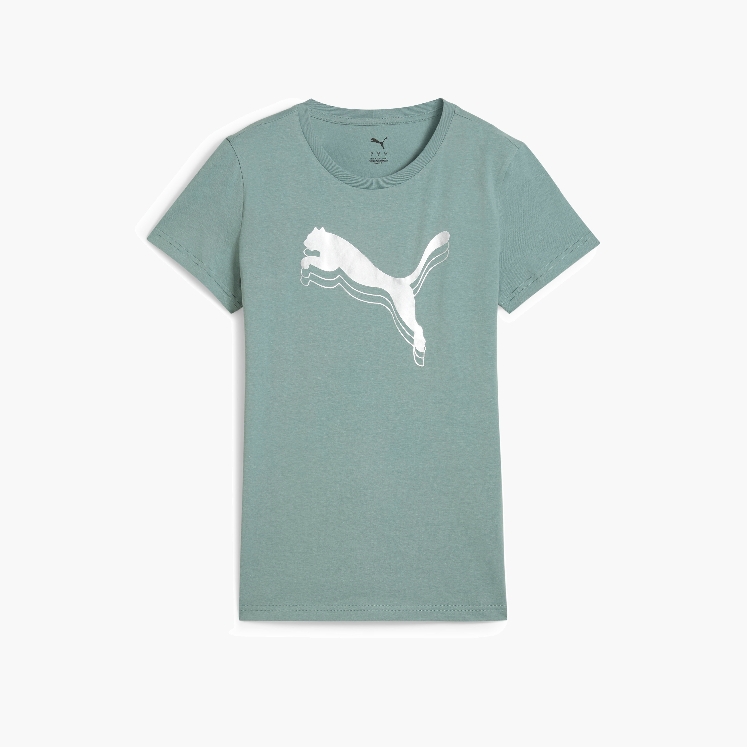 Puma Women's Essential Metallic Tee 684995 | OE-women-clothing-sportswearandactivewear-tshirtsandvests-image-1