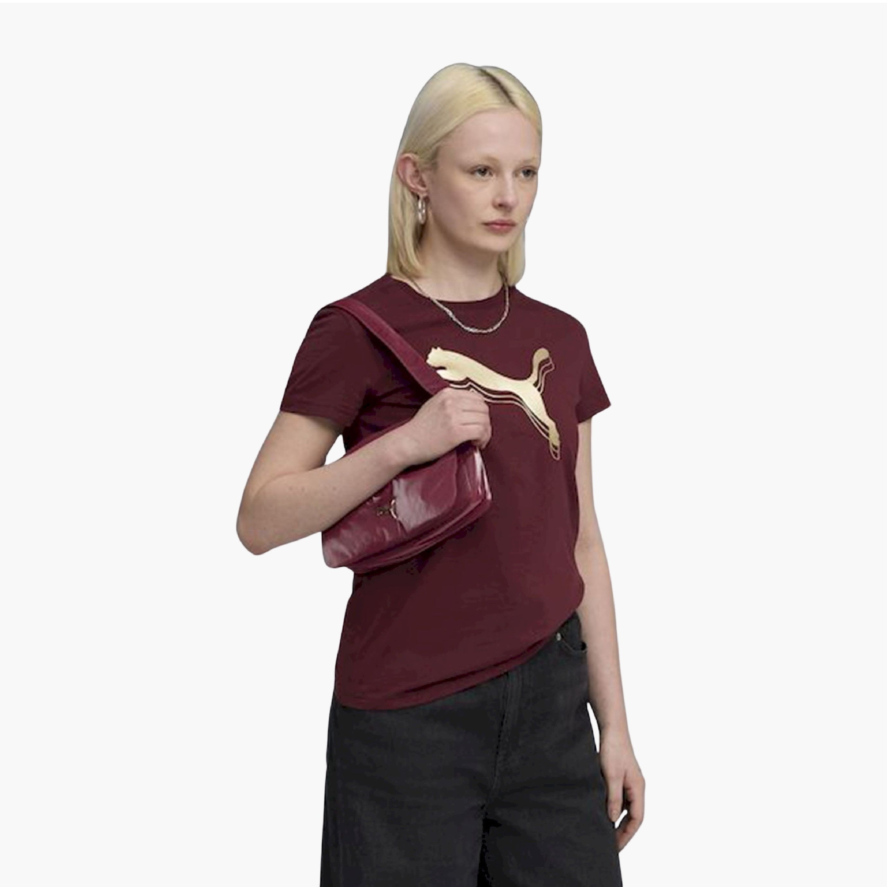 بوما - تيشيرت ايسينشال ميتاليك - للنساء 684995 | OE-women-clothing-tshirts-image-15