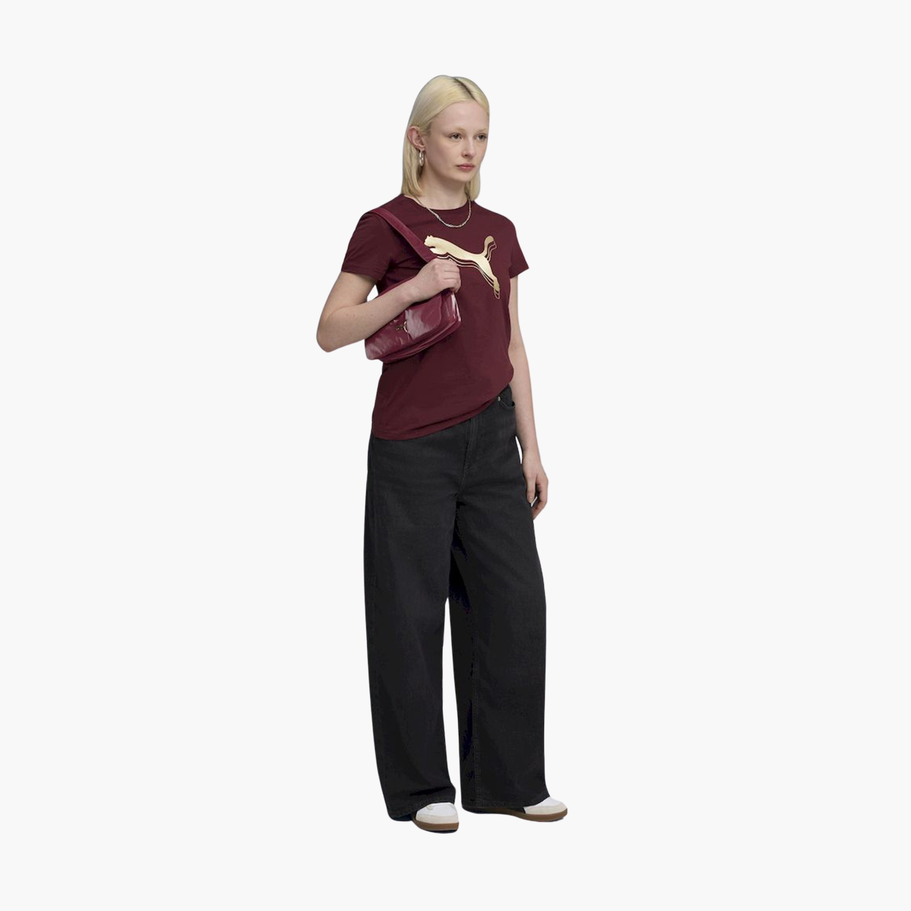 بوما - تيشيرت ايسينشال ميتاليك - للنساء 684995 | OE-women-clothing-tshirts-image-16