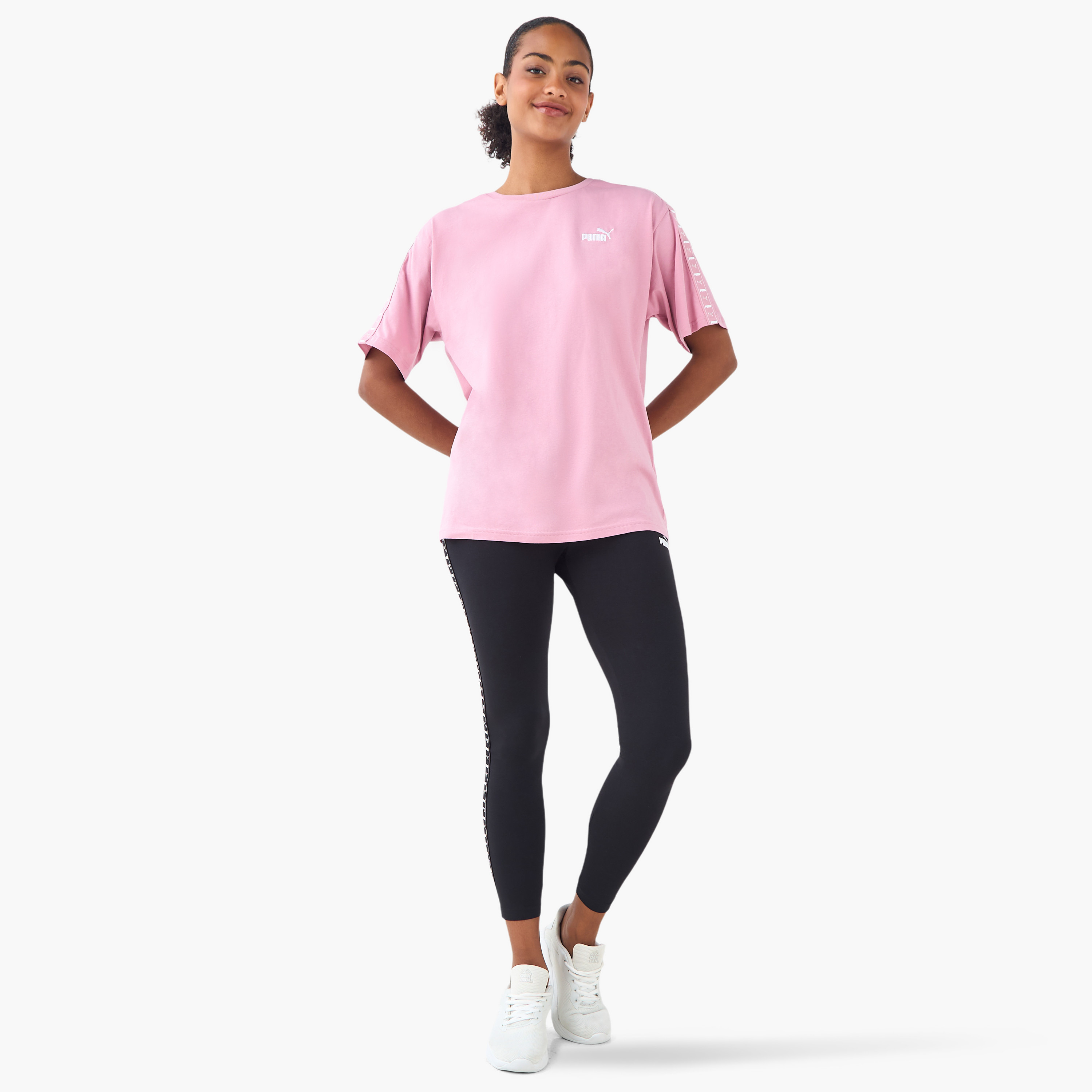 بوما- تيشيرت نسائي مريح بشريط أساسي 685009 | OE-women-clothing-tshirts-image-7