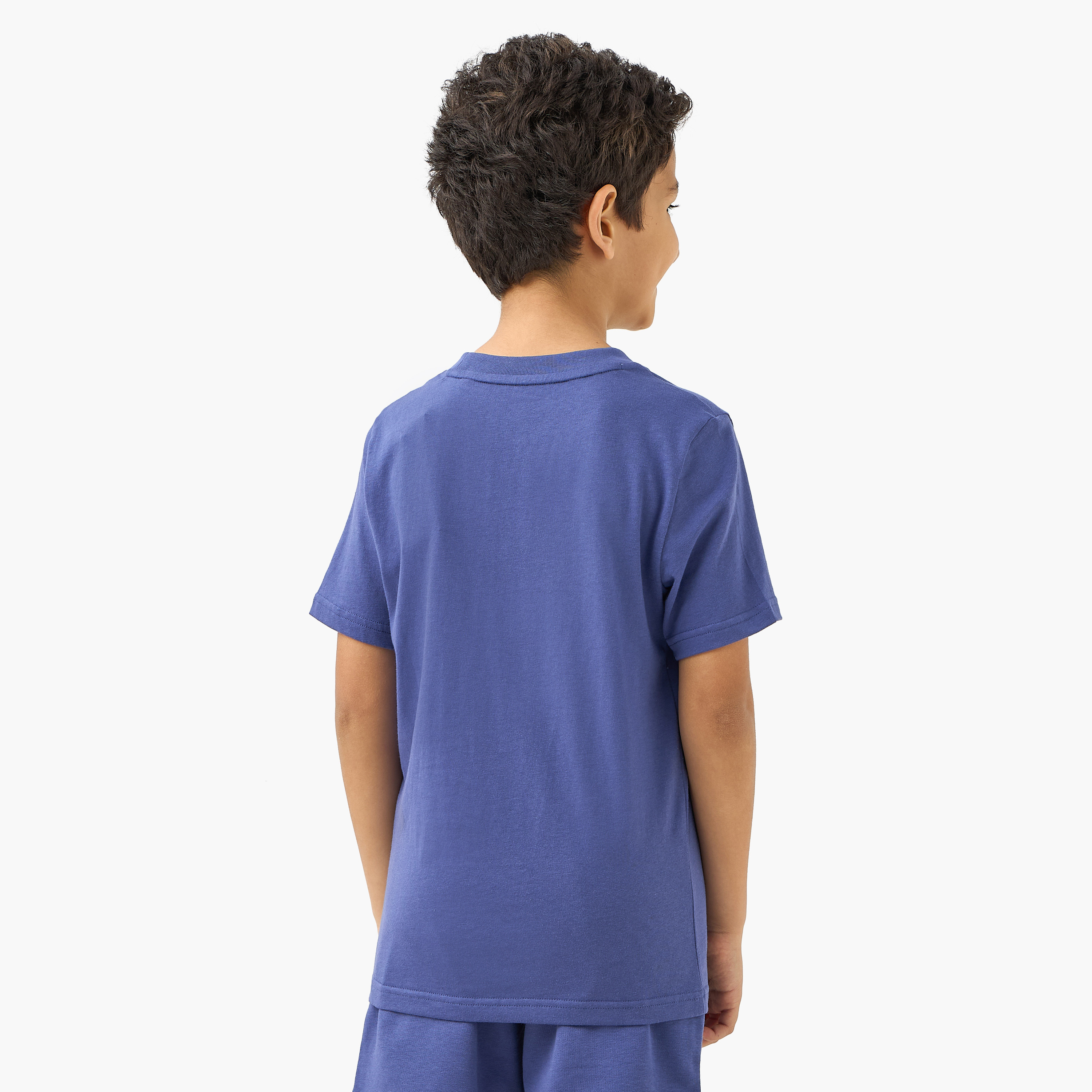 PUMA Logo Print T-shirt with Short Sleeves-boys-clothing-sportswear-tops-image-3
