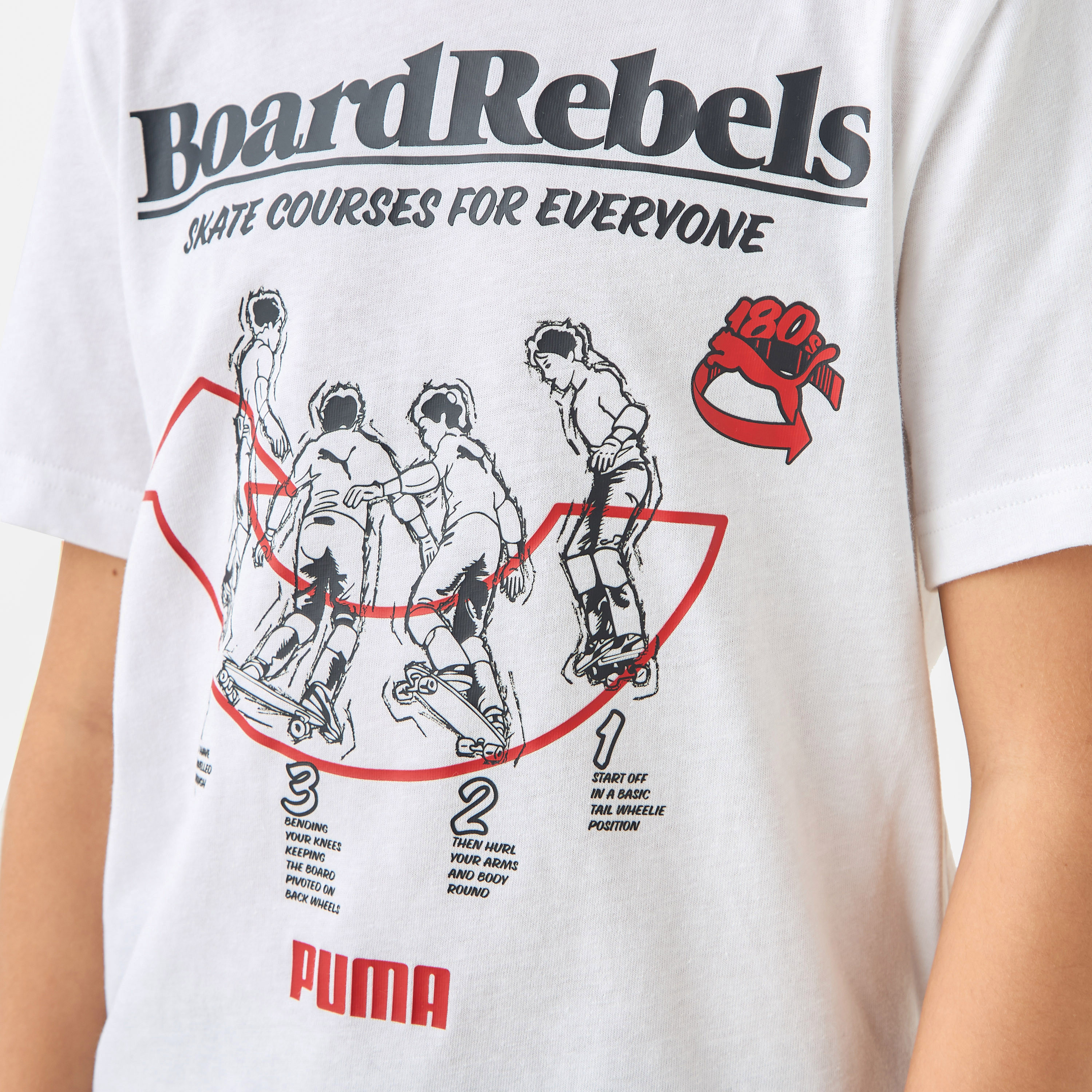PUMA Graphic Print T-shirt with Short Sleeves-boys-clothing-sportswear-tops-image-5