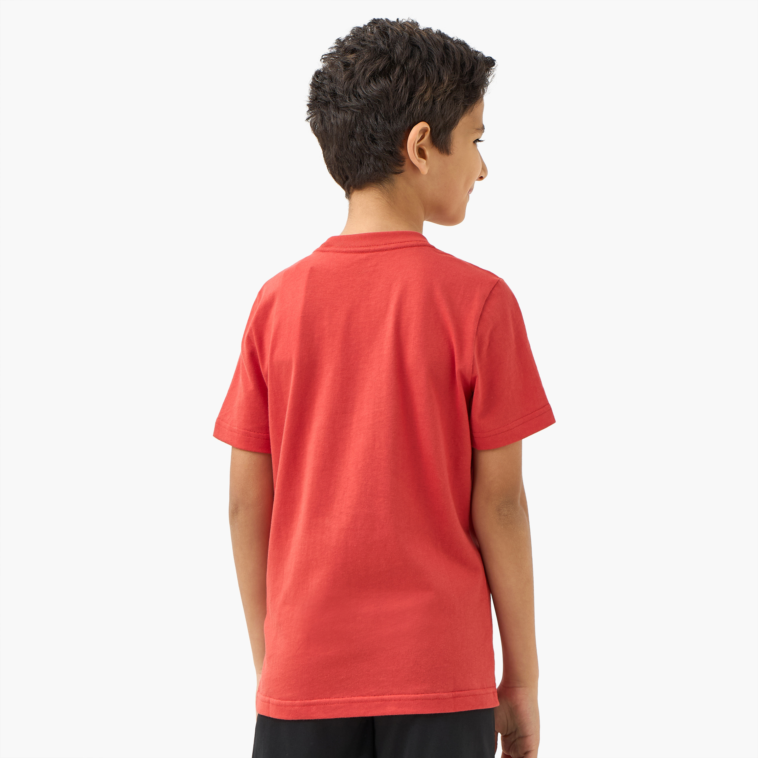 PUMA Graphic Print T-shirt with Short Sleeves-boys-clothing-sportswear-tops-image-3