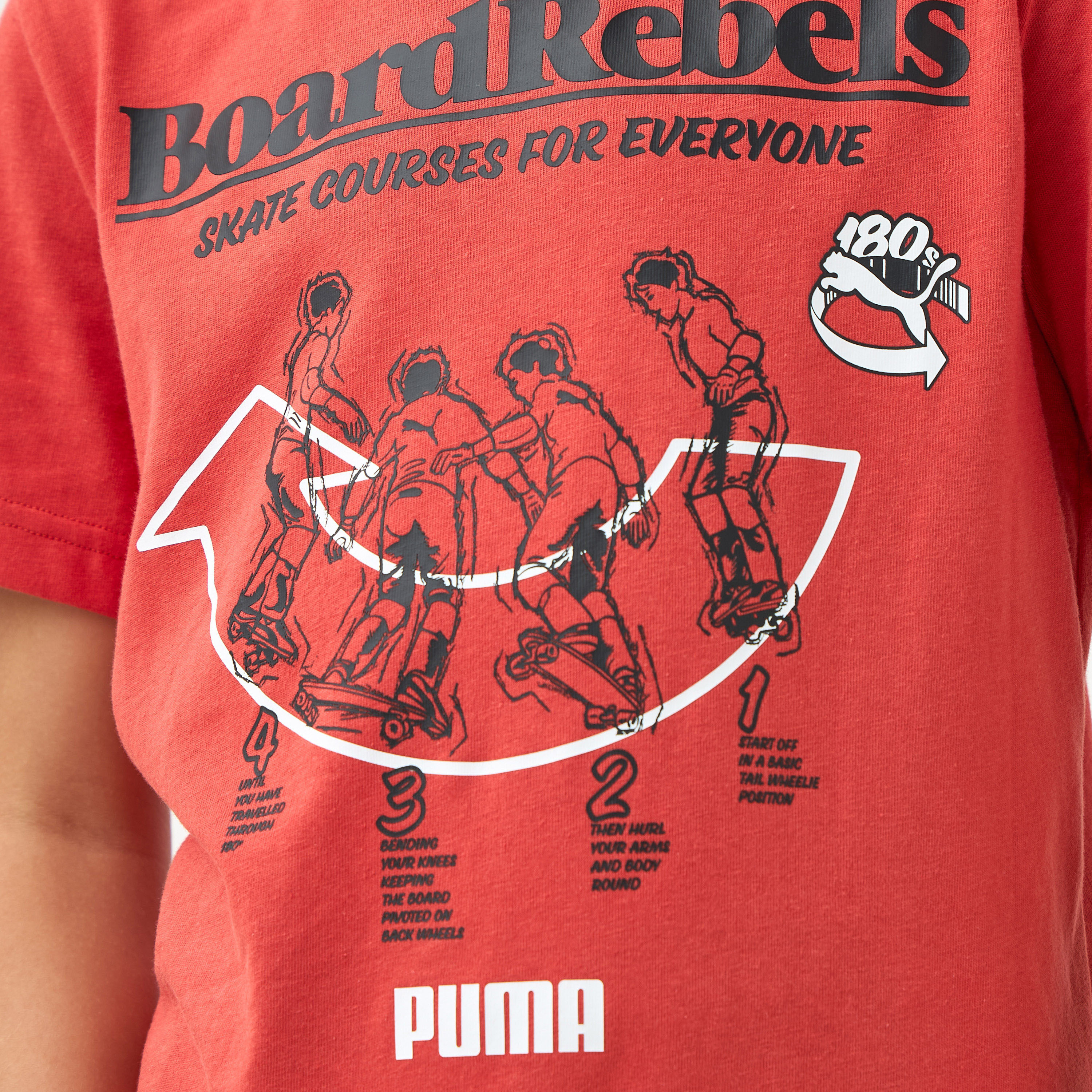 PUMA Graphic Print T-shirt with Short Sleeves-boys-clothing-sportswear-tops-image-5