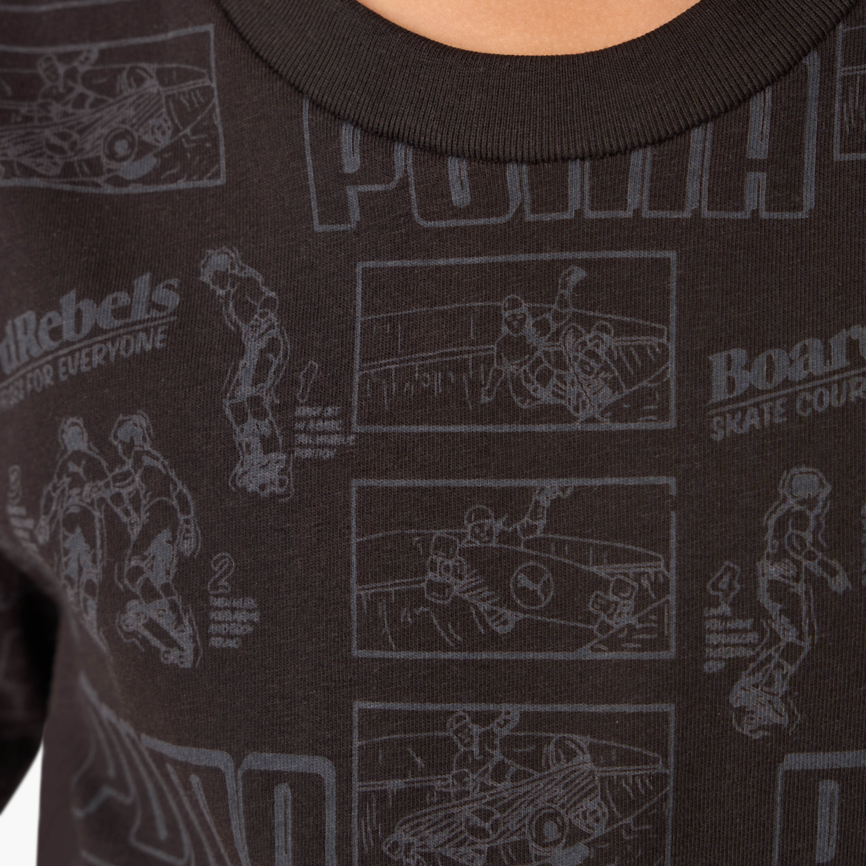 PUMA Graphic Print T-shirt with Short Sleeves-sports-boys-clothing-tops-image-5