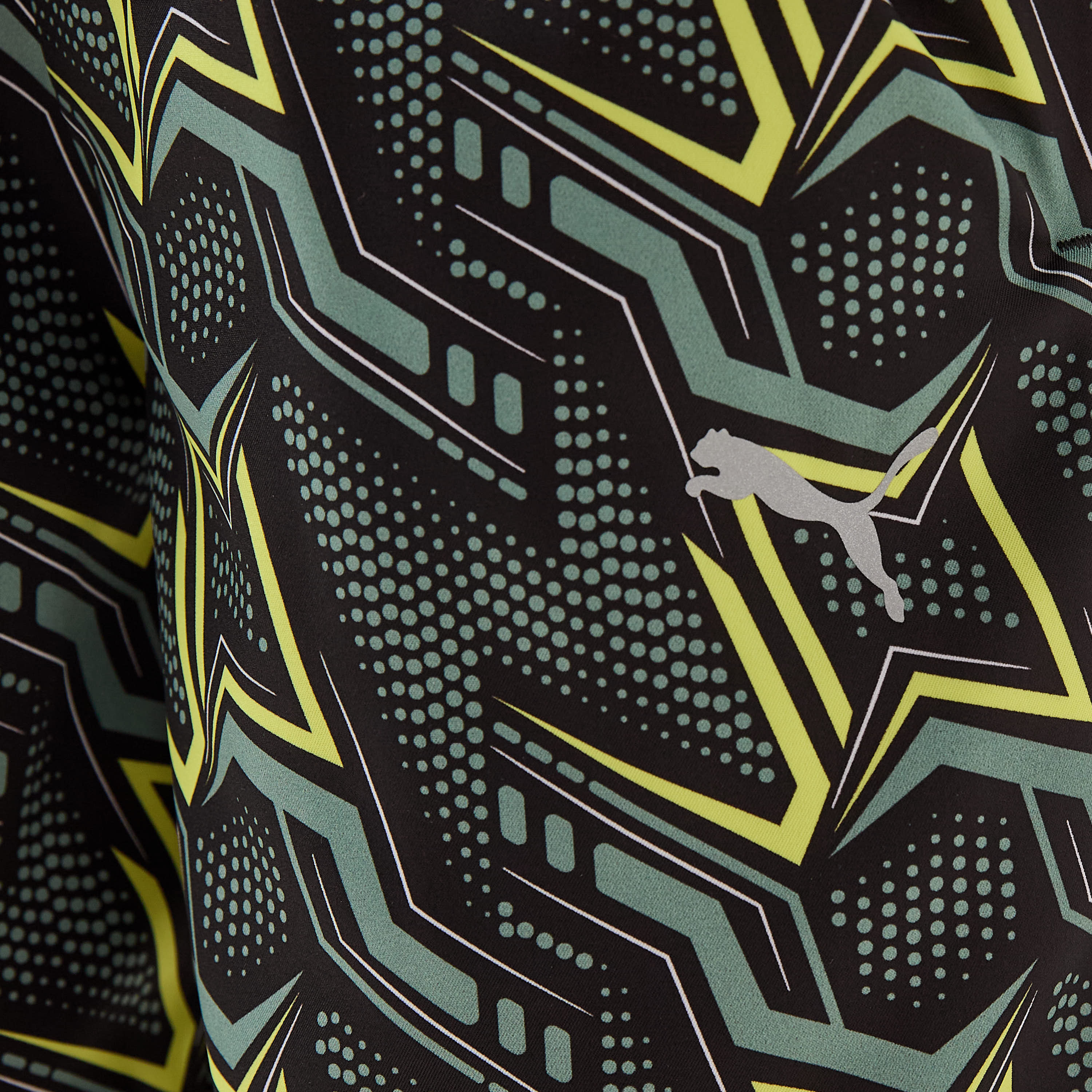 PUMA All-Over Print Shorts with Pockets and Elasticated Waistband-boys-clothing-sportswear-bottoms-image-5