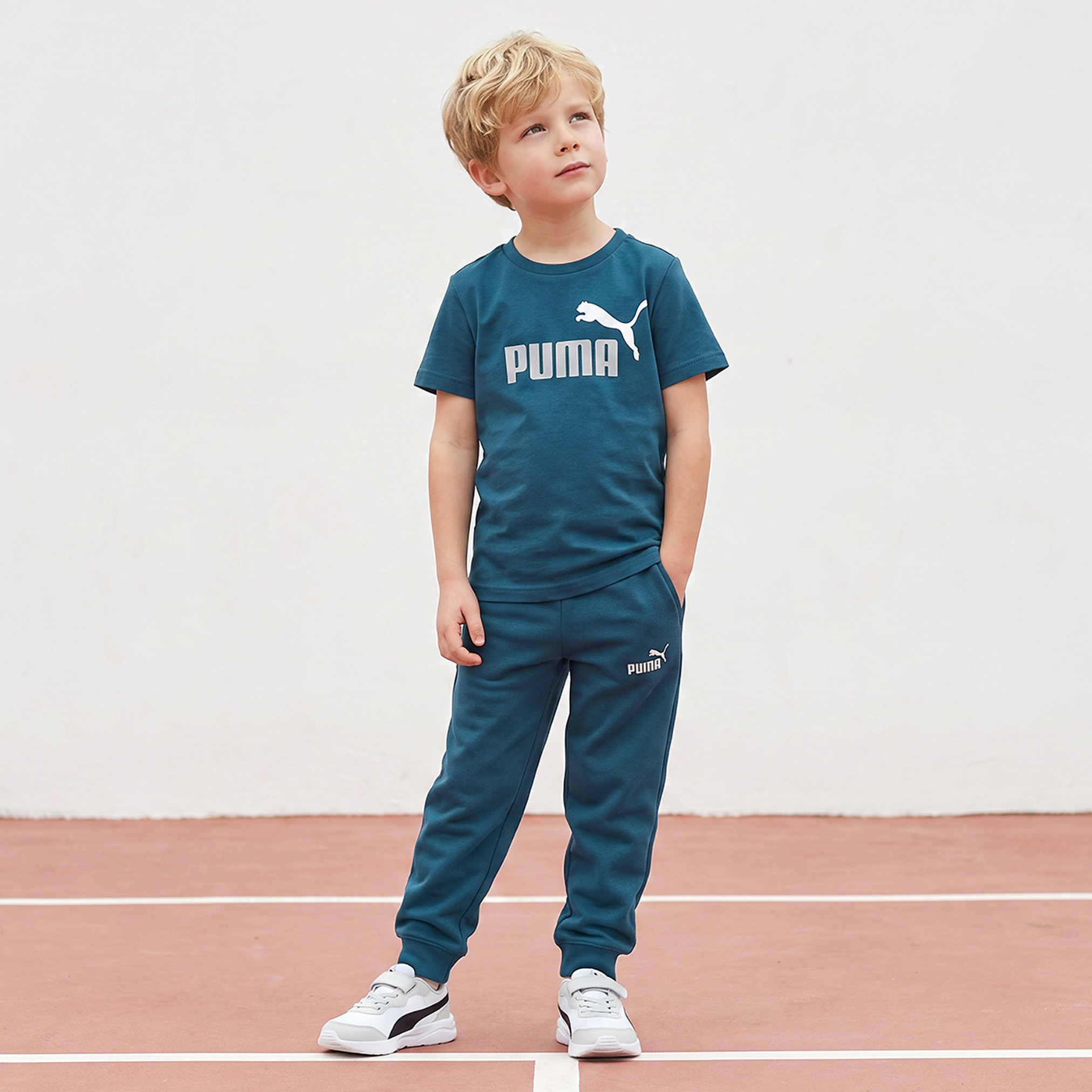 تيشيرت بأكمام قصيرة وياقة ضيقة وطبعات شعار من بوما-sports-boys-clothing-tops-image-5