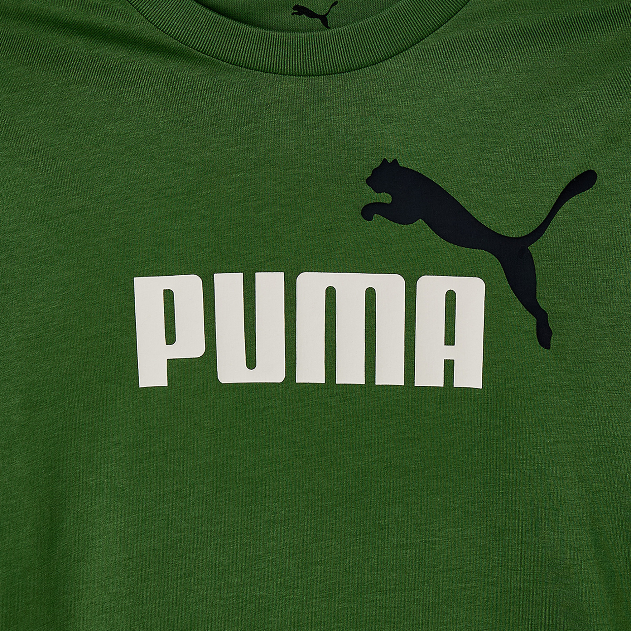 PUMA Crew Neck Short Sleeves T-shirt with Logo Print-sports-boys-clothing-tops-image-4