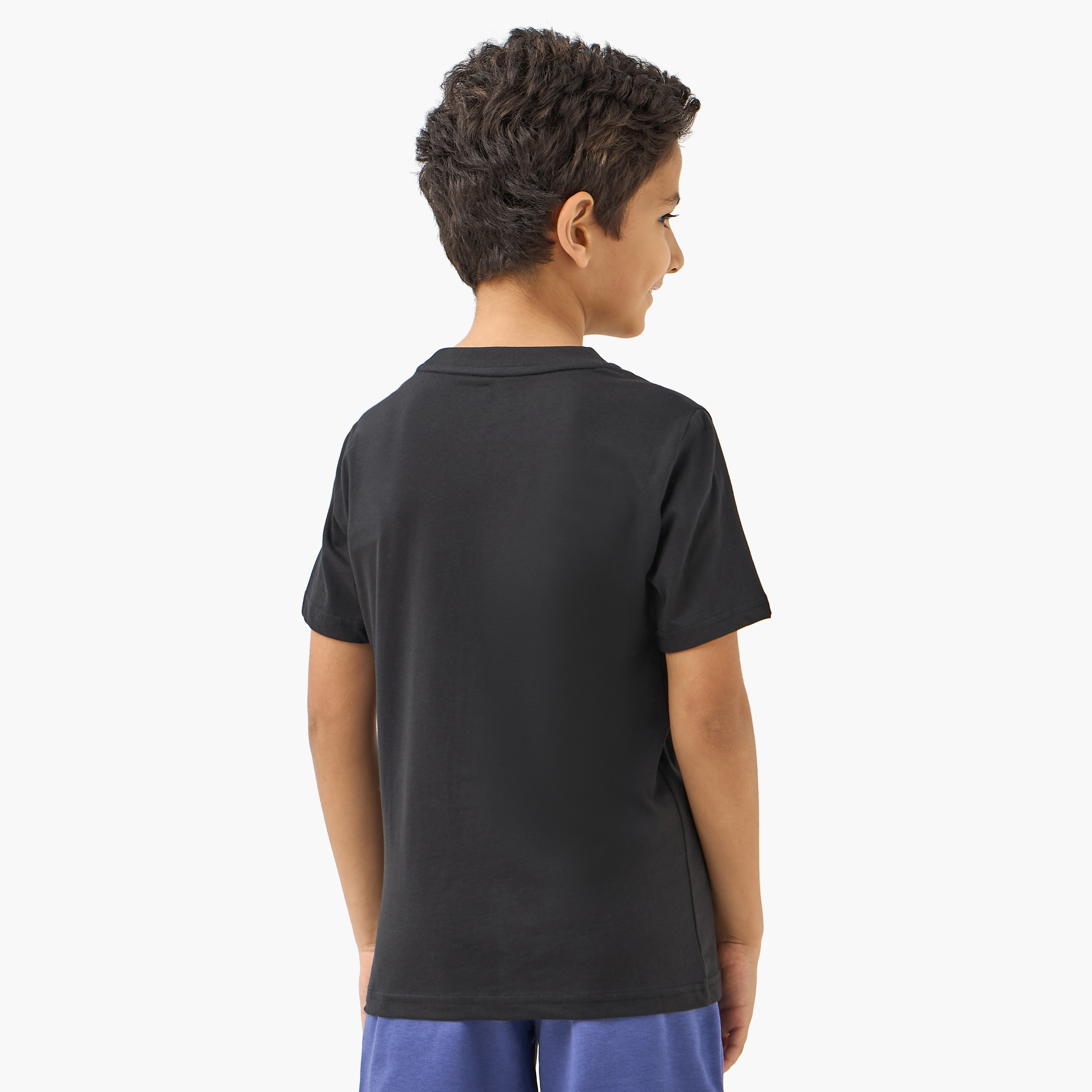 PUMA Graphic Print T-shirt with Short Sleeves-boys-clothing-sportswear-tops-image-3