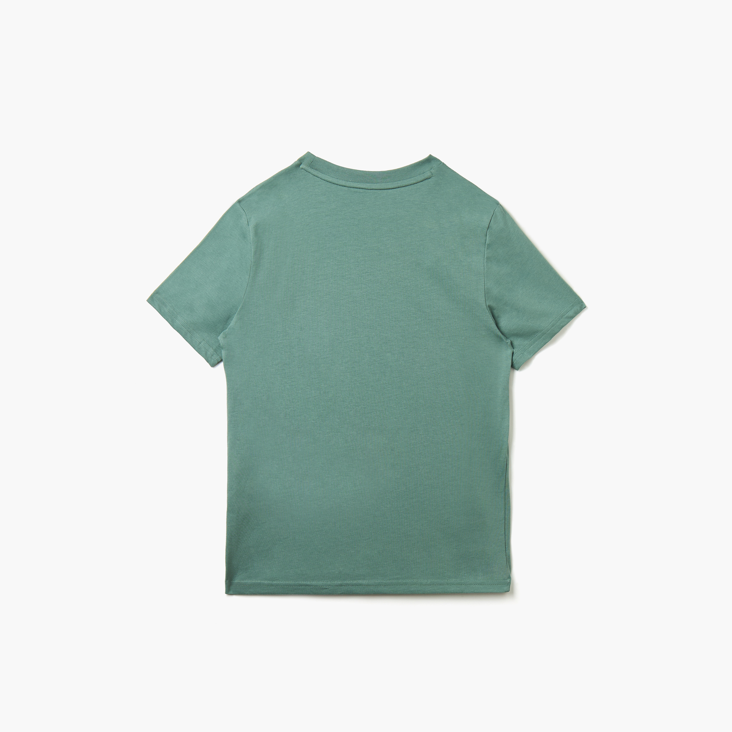PUMA Logo Print T-shirt with Round Neck and Short Sleeves-boys-clothing-sportswear-tops-image-2