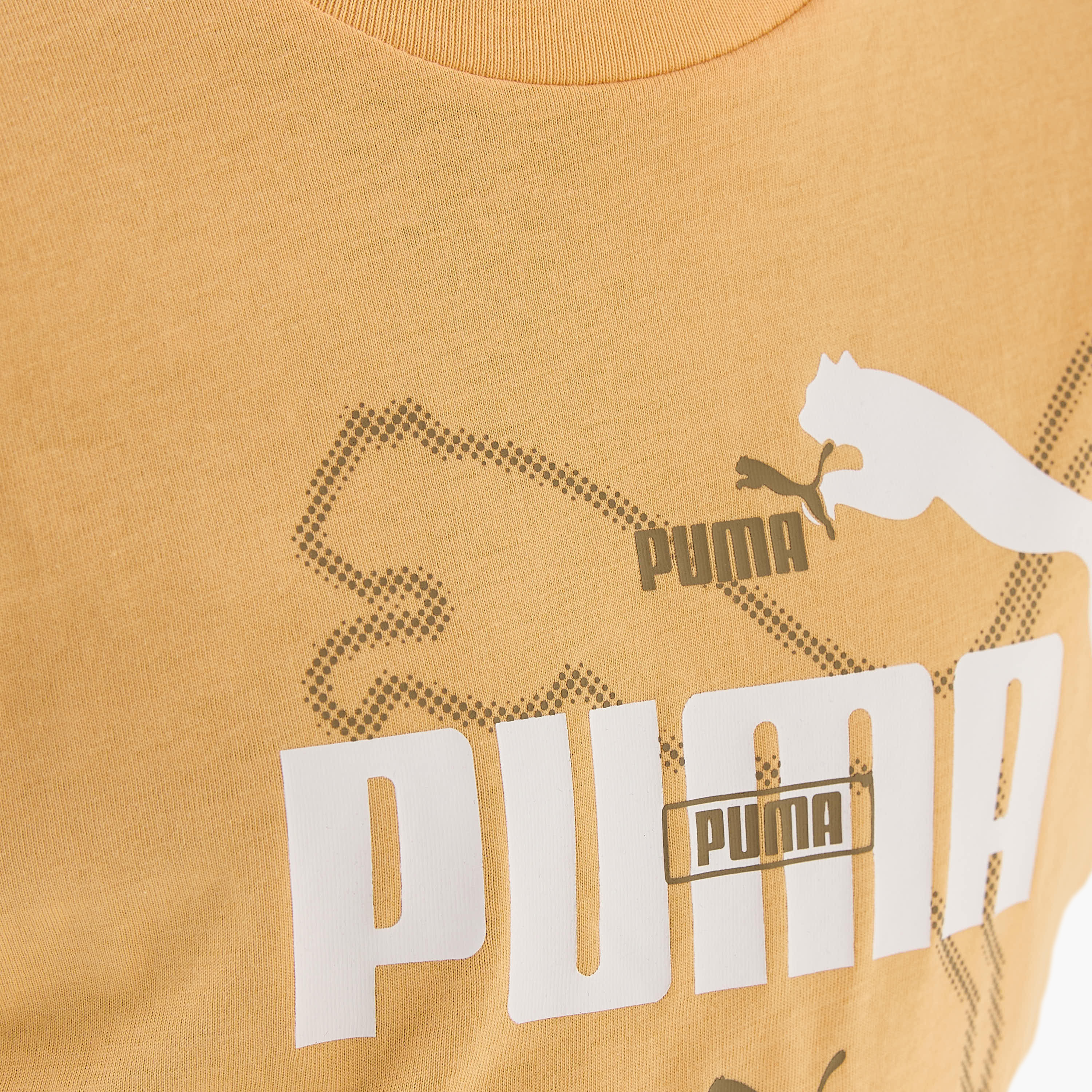 PUMA Logo Print T-shirt with Short Sleeves-boys-clothing-sportswear-tops-image-5