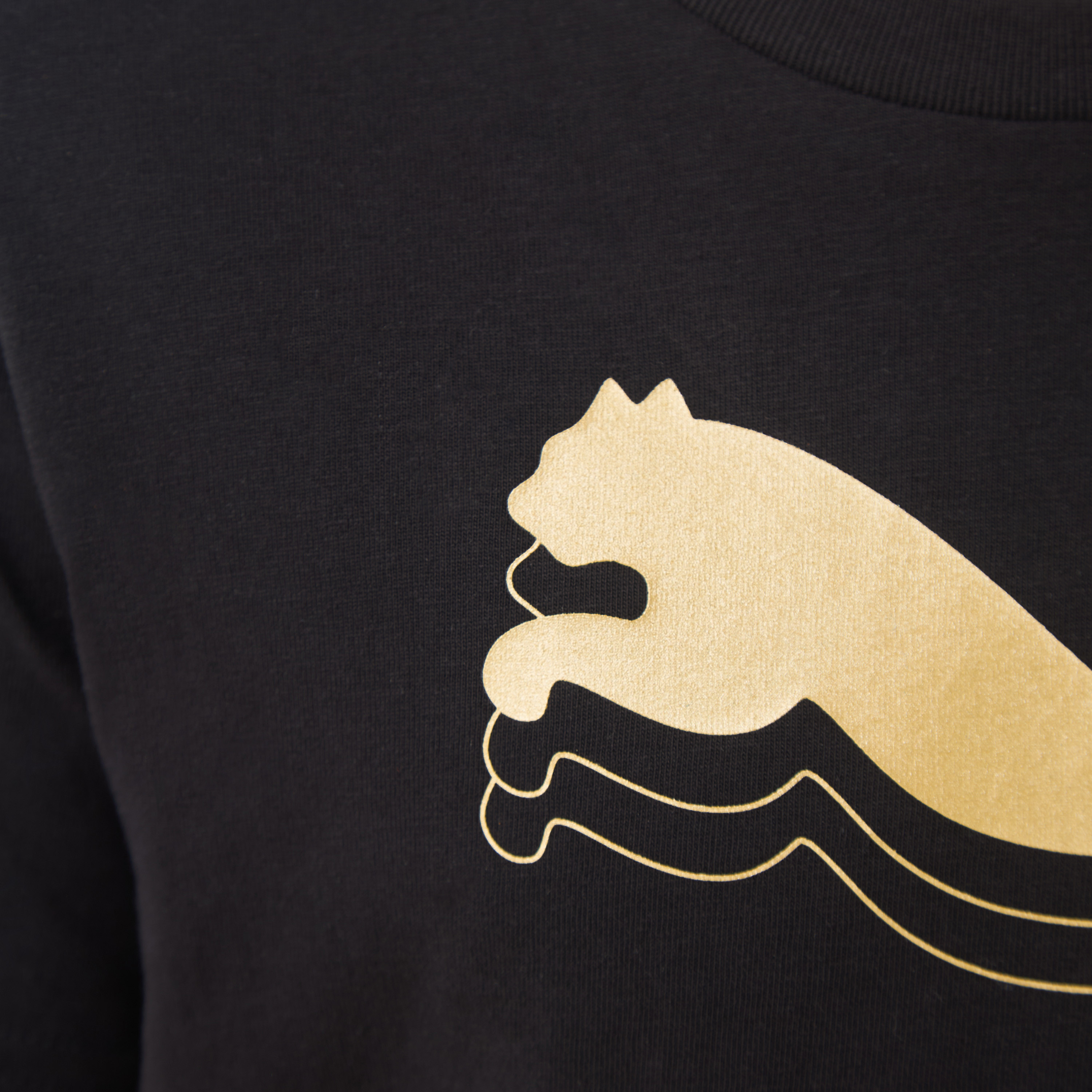 PUMA Girls Crew Neck T-shirt with Logo Print - Cotton - Short Sleeve-girls-clothing-tshirts-image-5