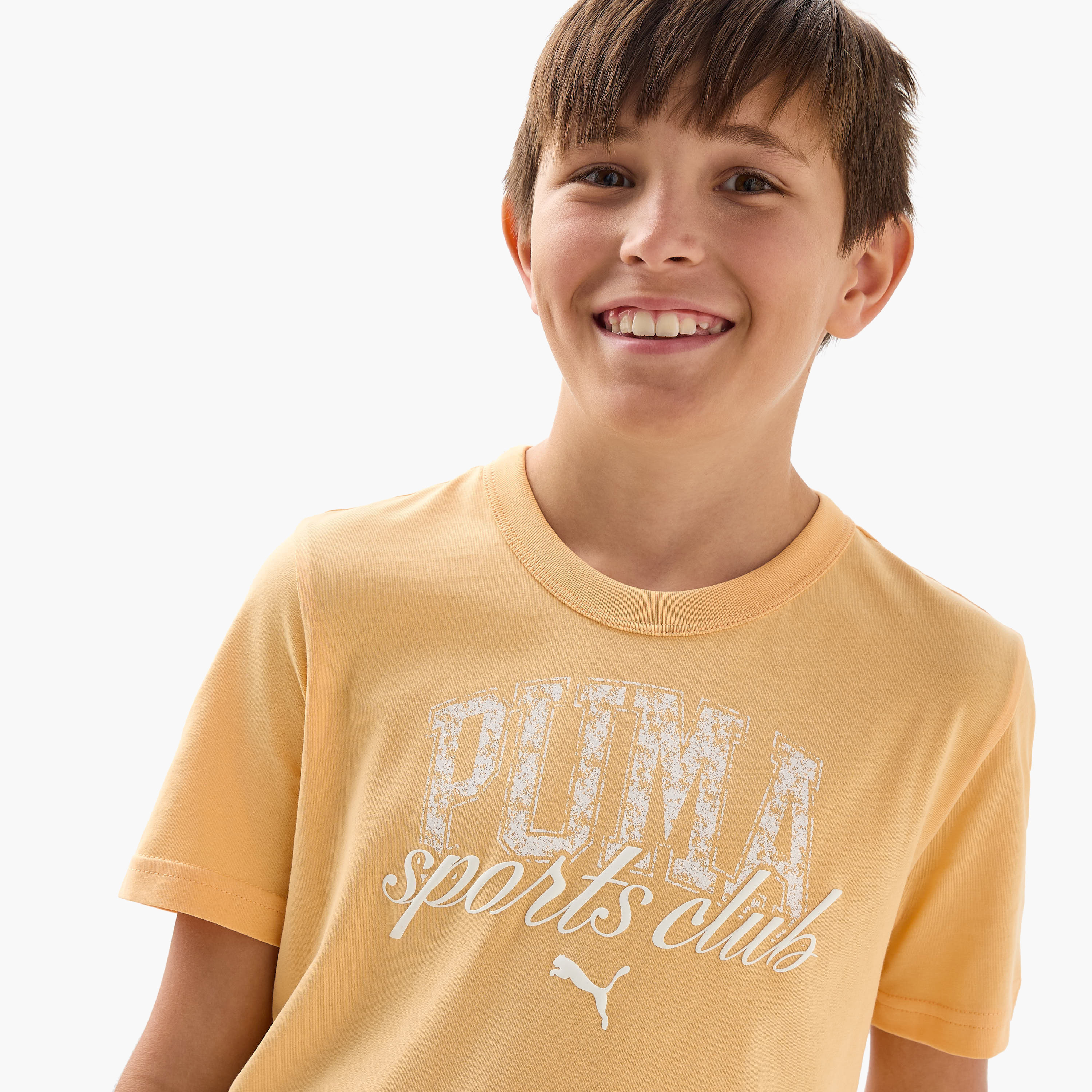 تيشيرت بأكمام قصيرة وطبعات شعار من أديداس-boys-clothing-sportswear-tops-image-2