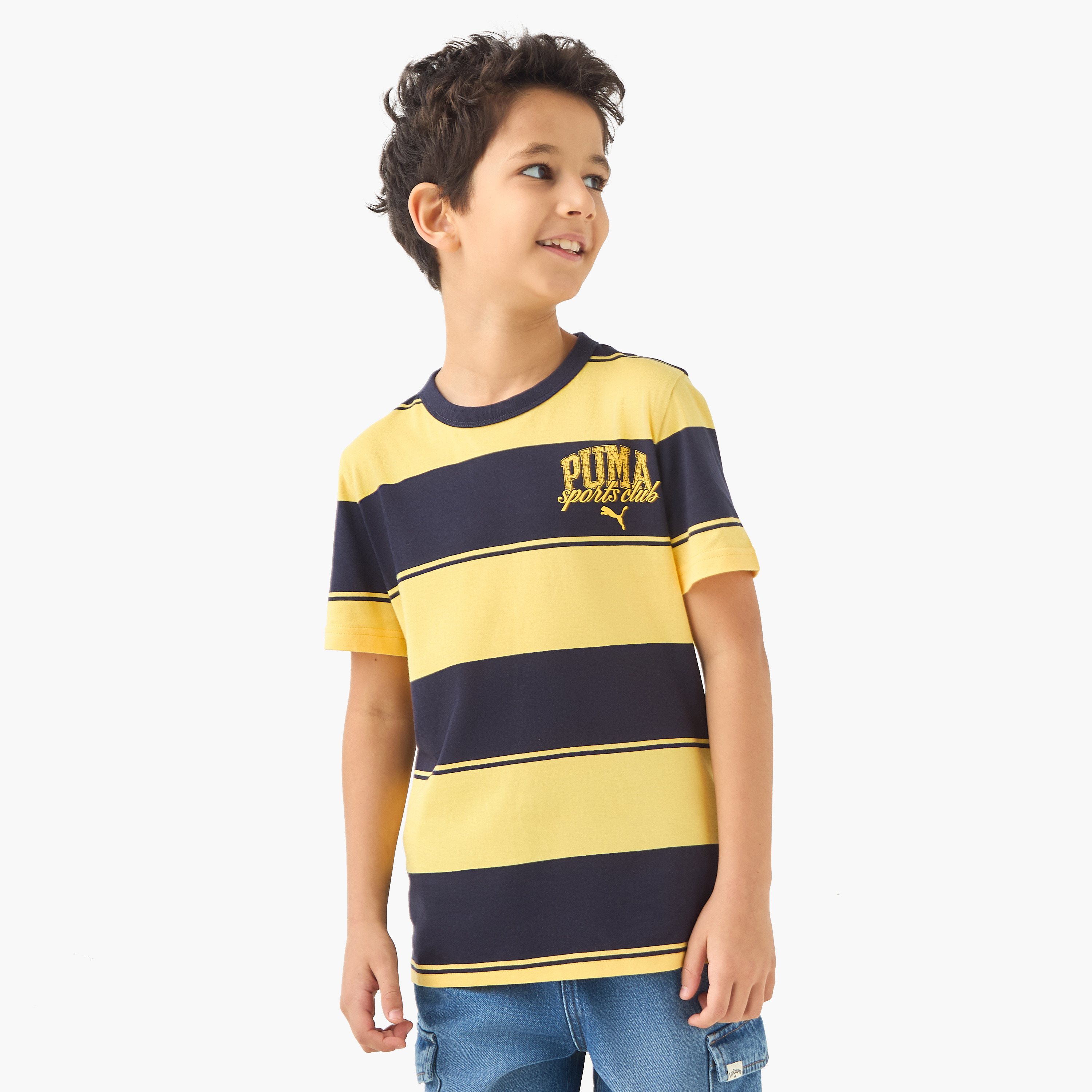 تيشيرت مخطط بأكمام قصيرة من بوما-boys-clothing-sportswear-tops-image-5