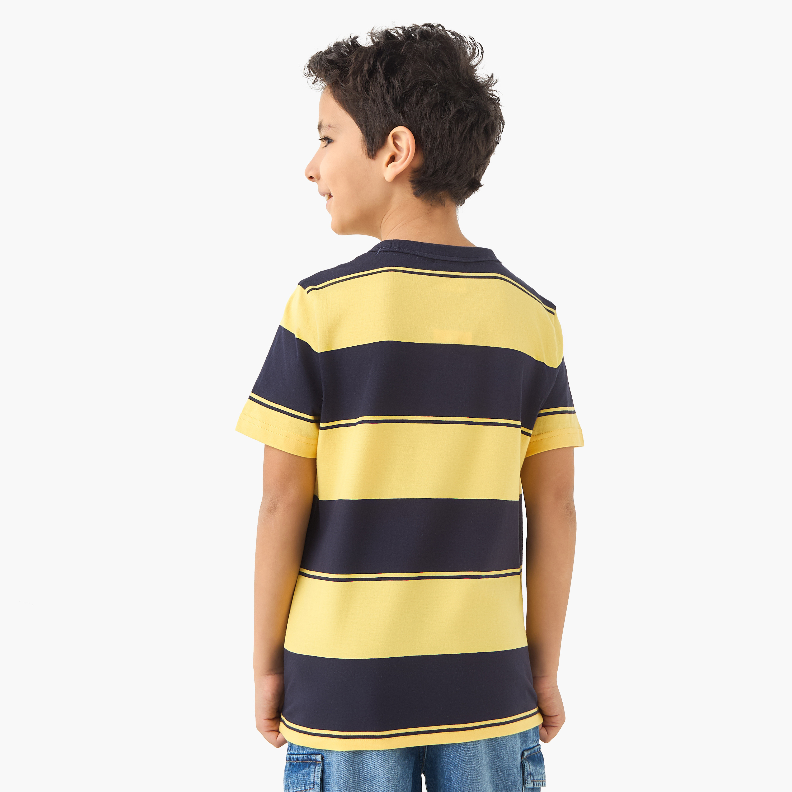 تيشيرت مخطط بأكمام قصيرة من بوما-boys-clothing-sportswear-tops-image-3