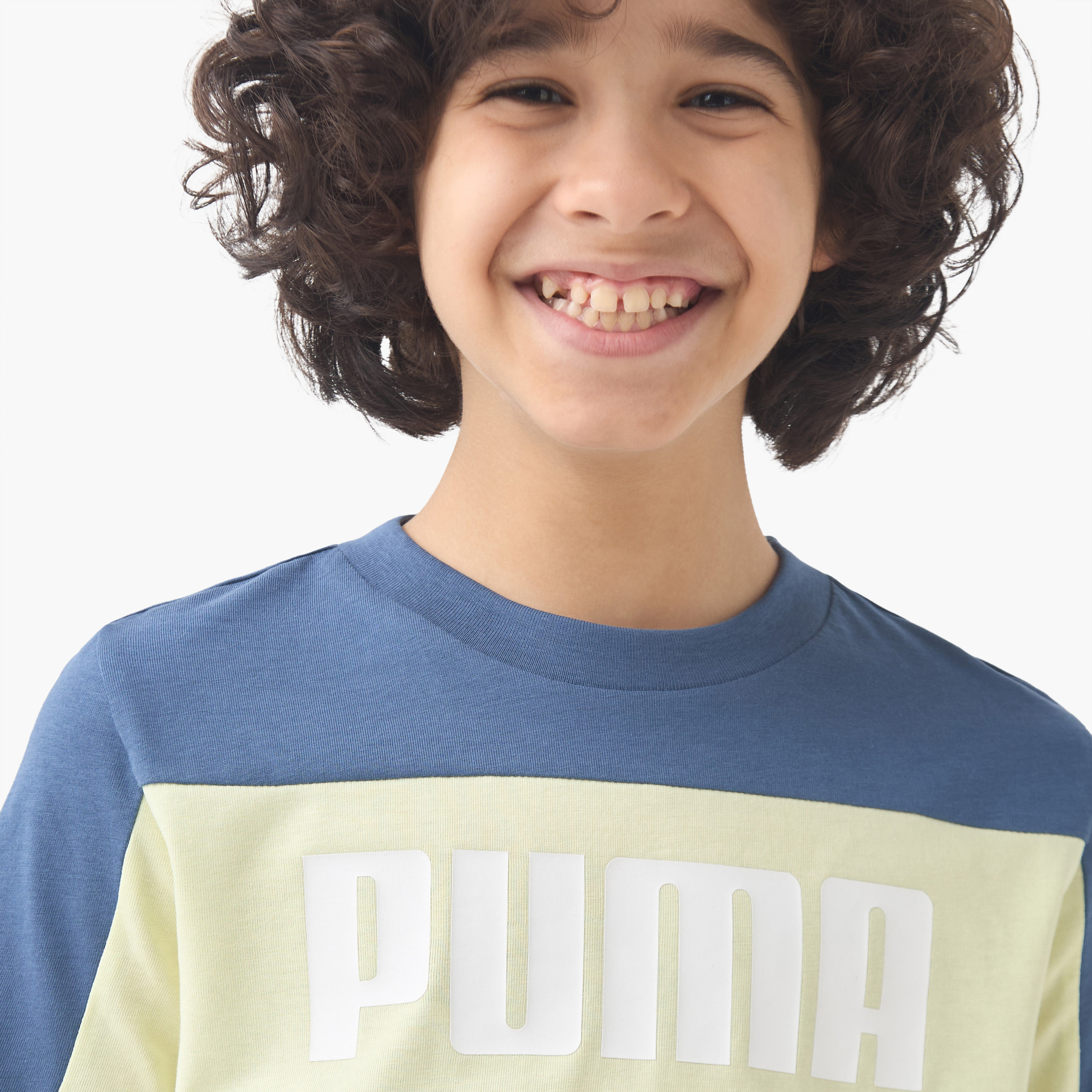 PUMA Boys Crew Neck T-shirt with Logo Print - Cotton - Short Sleeve-boys-clothing-sportswear-tops-image-4