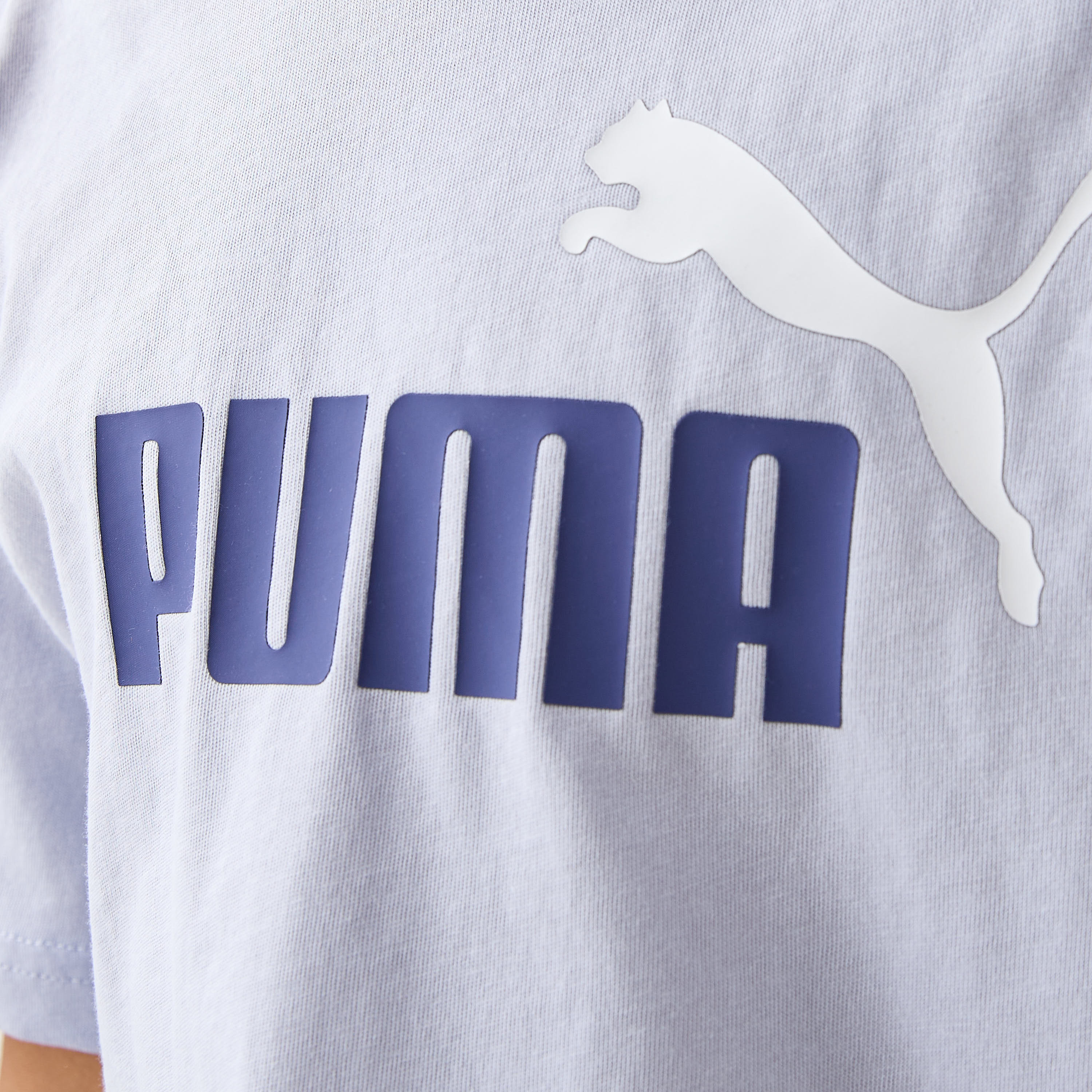 PUMA Logo Print T-shirt with Short Sleeves-girls-clothing-tshirts-image-5