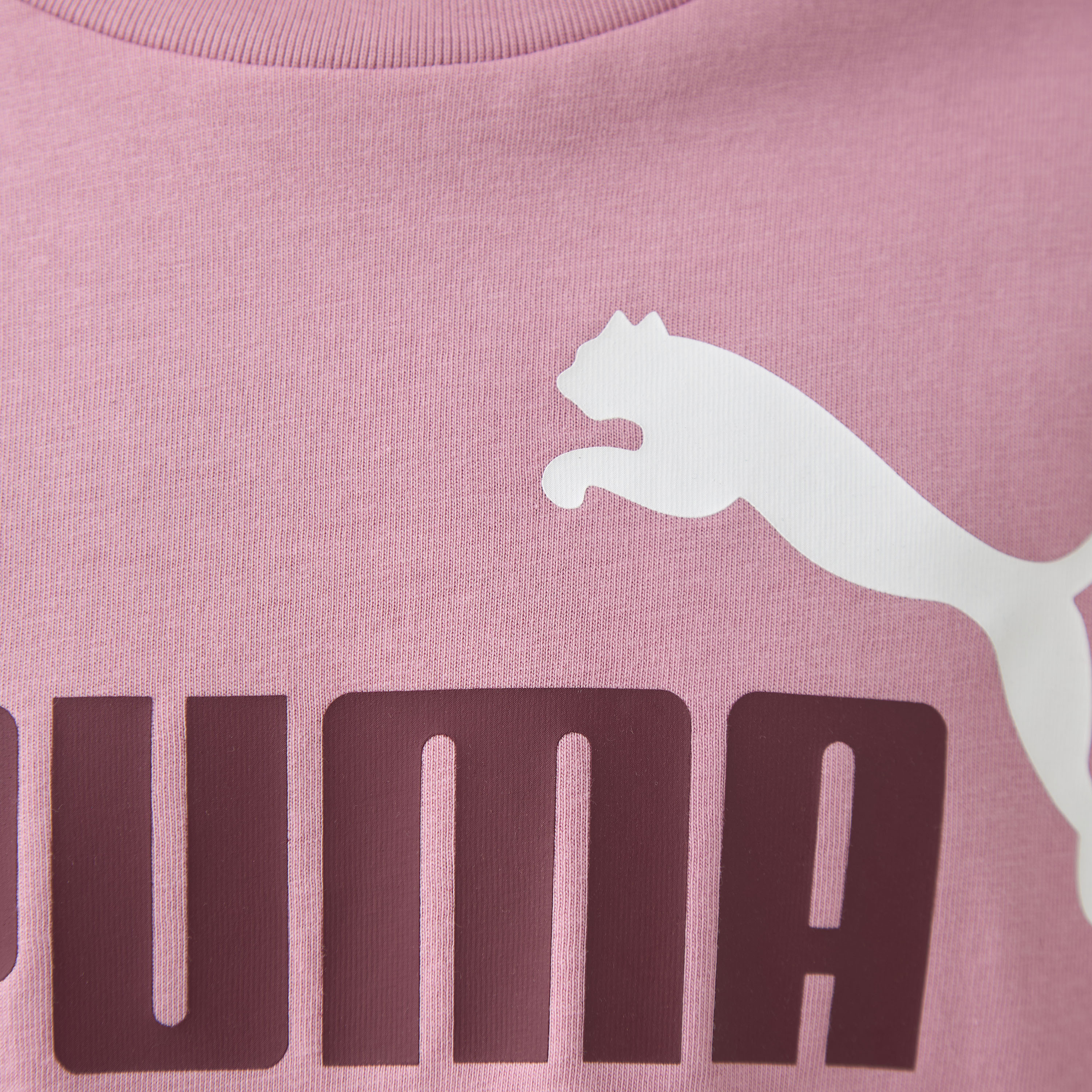 PUMA Girls Crew Neck T-shirt with Logo Print - Cotton - Short Sleeves-sports-girls-clothing-tops-image-5
