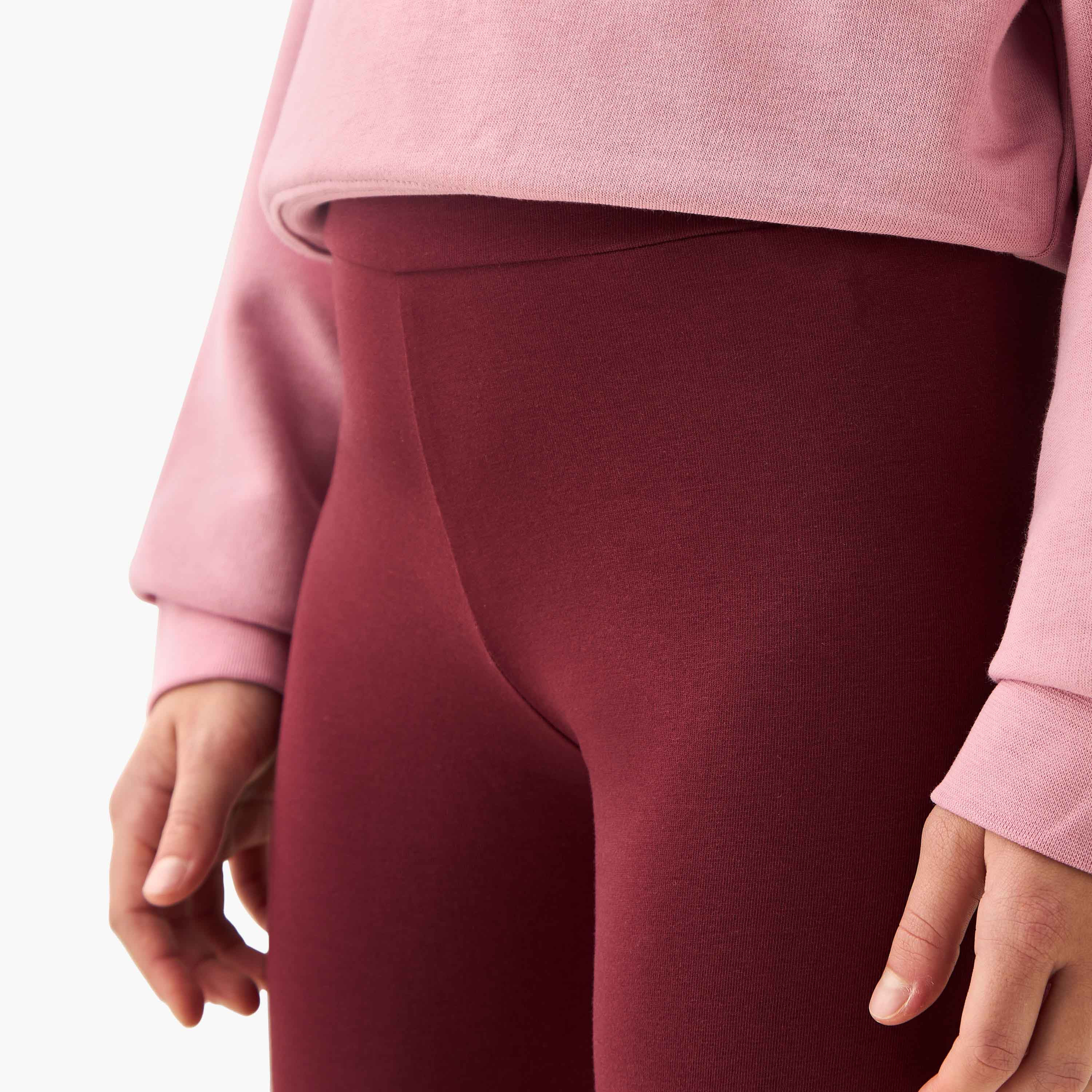 PUMA Logo Print Leggings with Elasticated Waistband-girls-clothing-bottoms-leggings-image-5