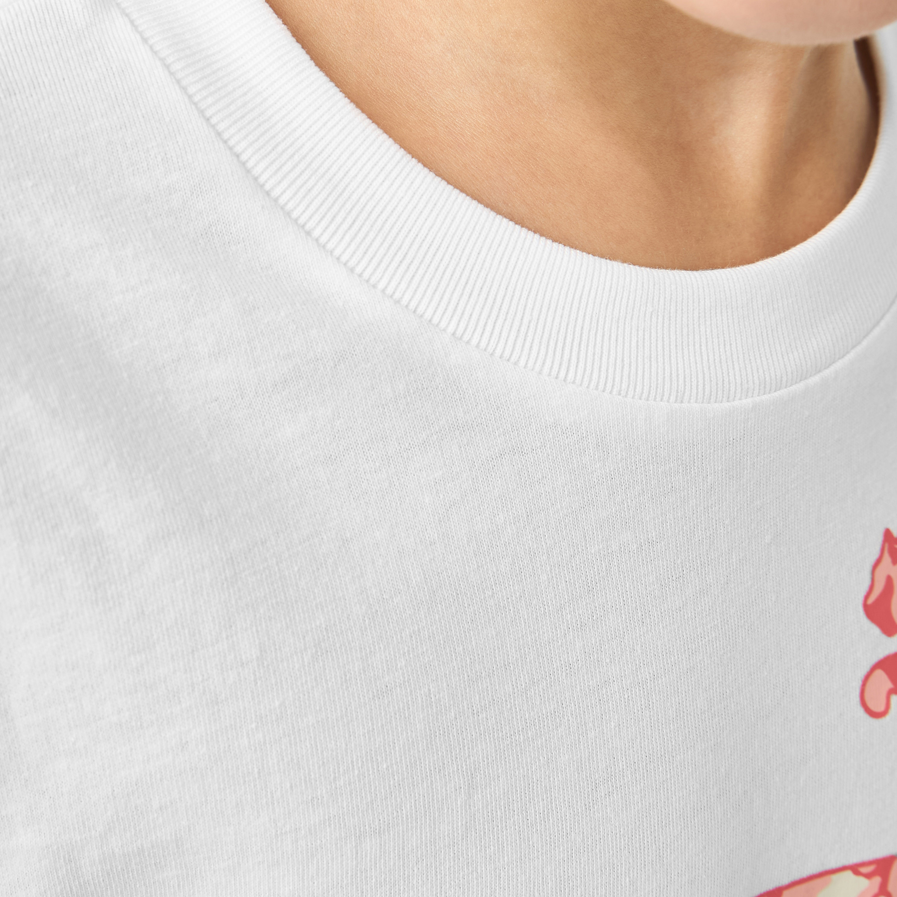PUMA Logo Print T-shirt with Short Sleeves-girls-clothing-tshirts-image-5