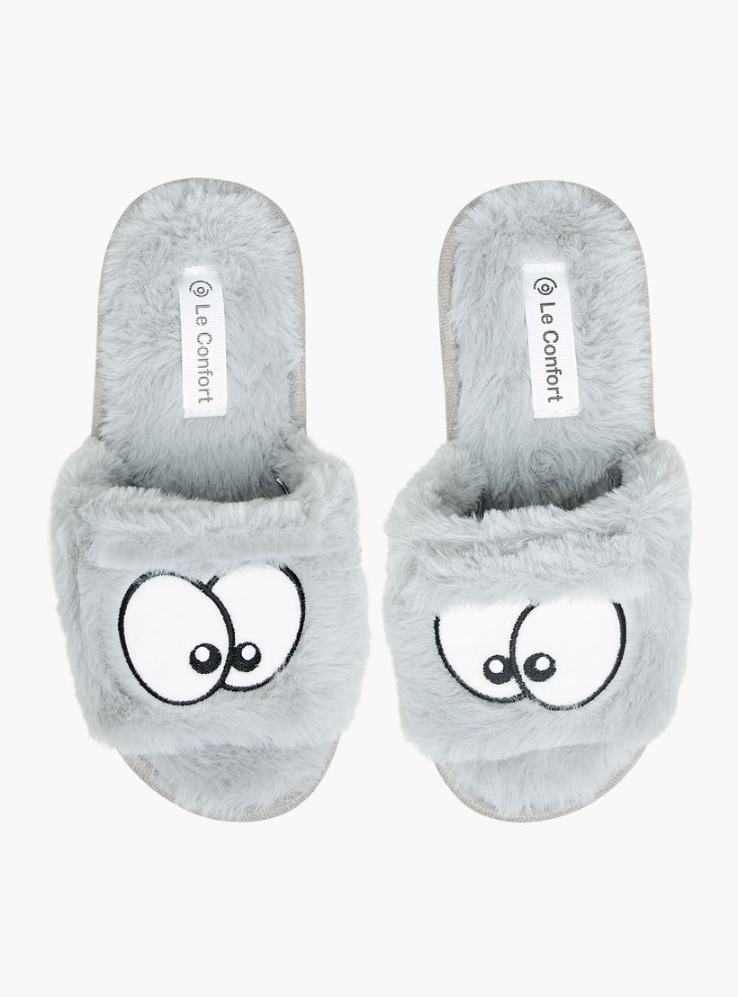شبشب غرفة نوم مطرز من لو كونفورت-women-shoes-bedroomslippers-image-1