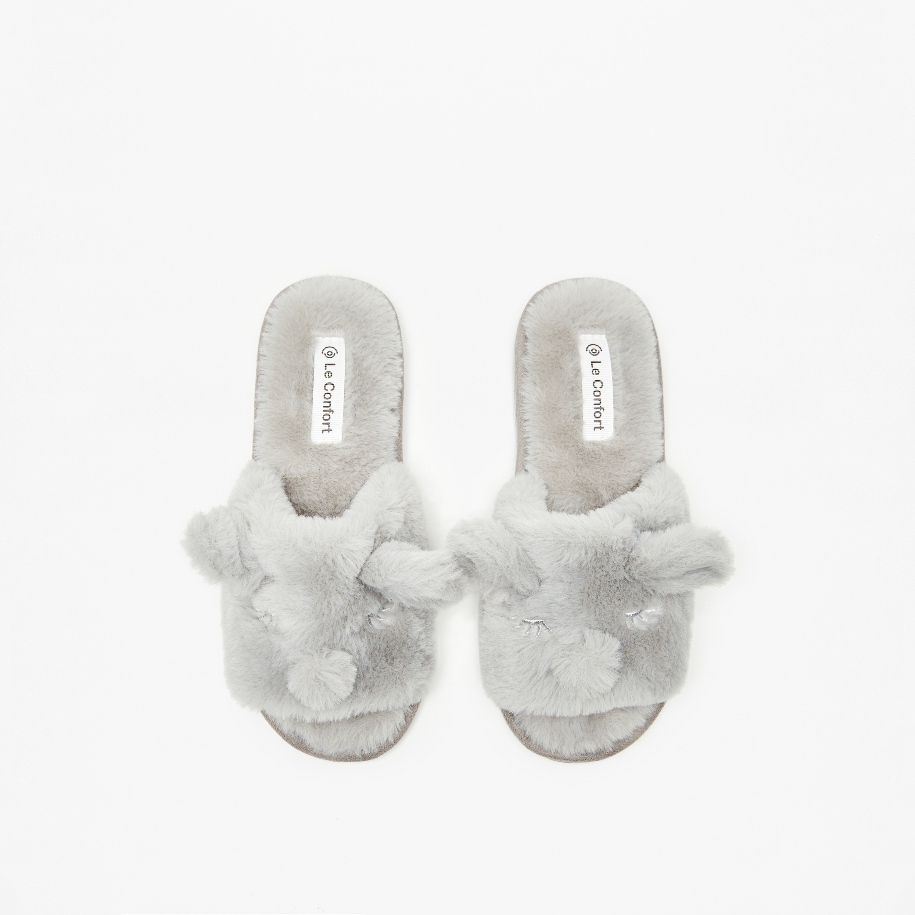 شبشب غرفة نوم بزينة أذن من لو كونفورت-women-shoes-bedroomslippers-image-1