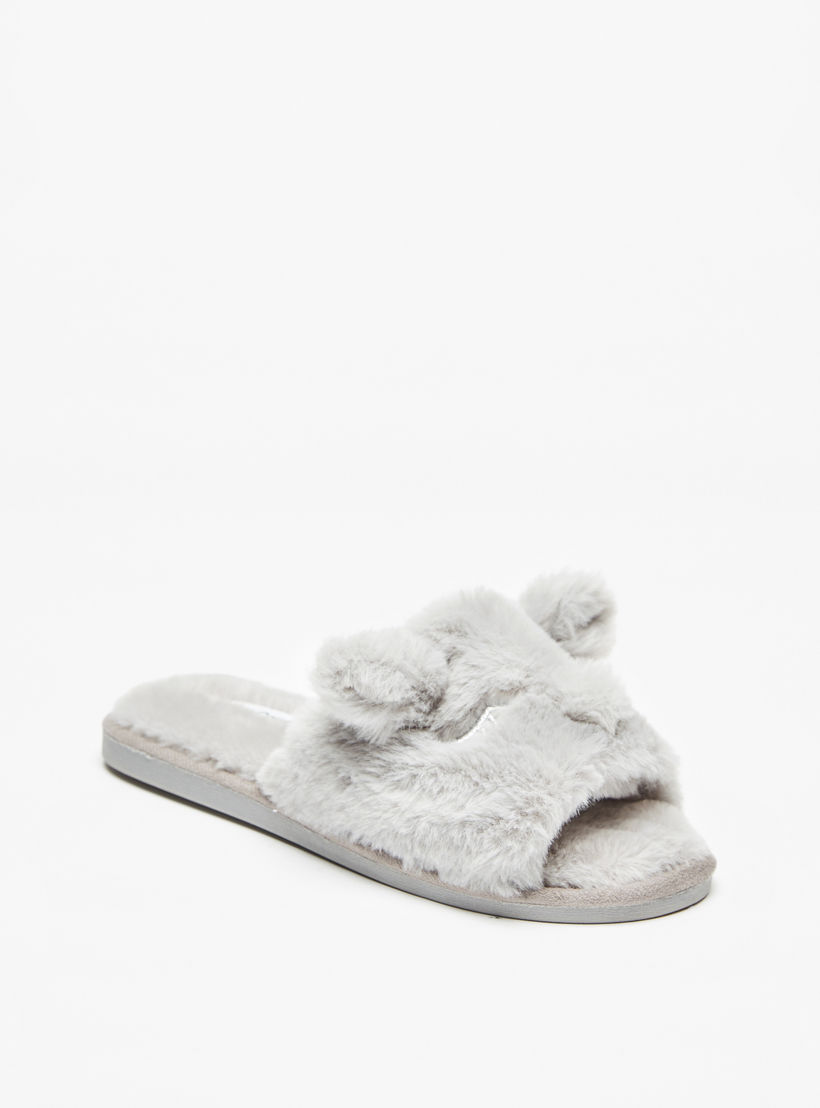 شبشب غرفة نوم بزينة أذن من لو كونفورت-women-shoes-bedroomslippers-image-2