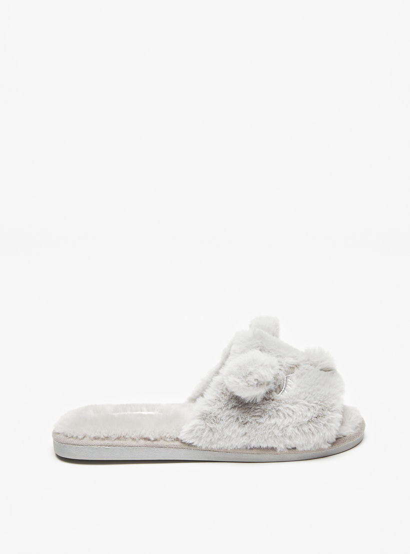 شبشب غرفة نوم بزينة أذن من لو كونفورت-women-shoes-bedroomslippers-image-3