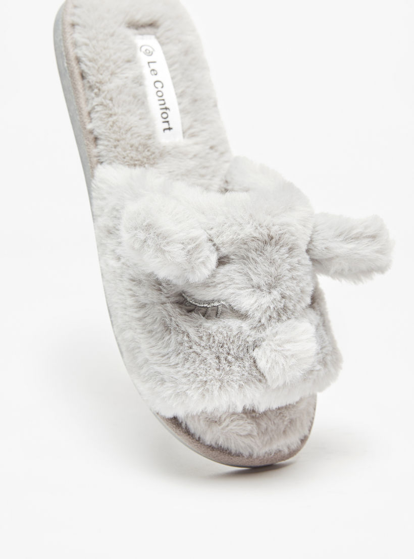شبشب غرفة نوم بزينة أذن من لو كونفورت-women-shoes-bedroomslippers-image-4