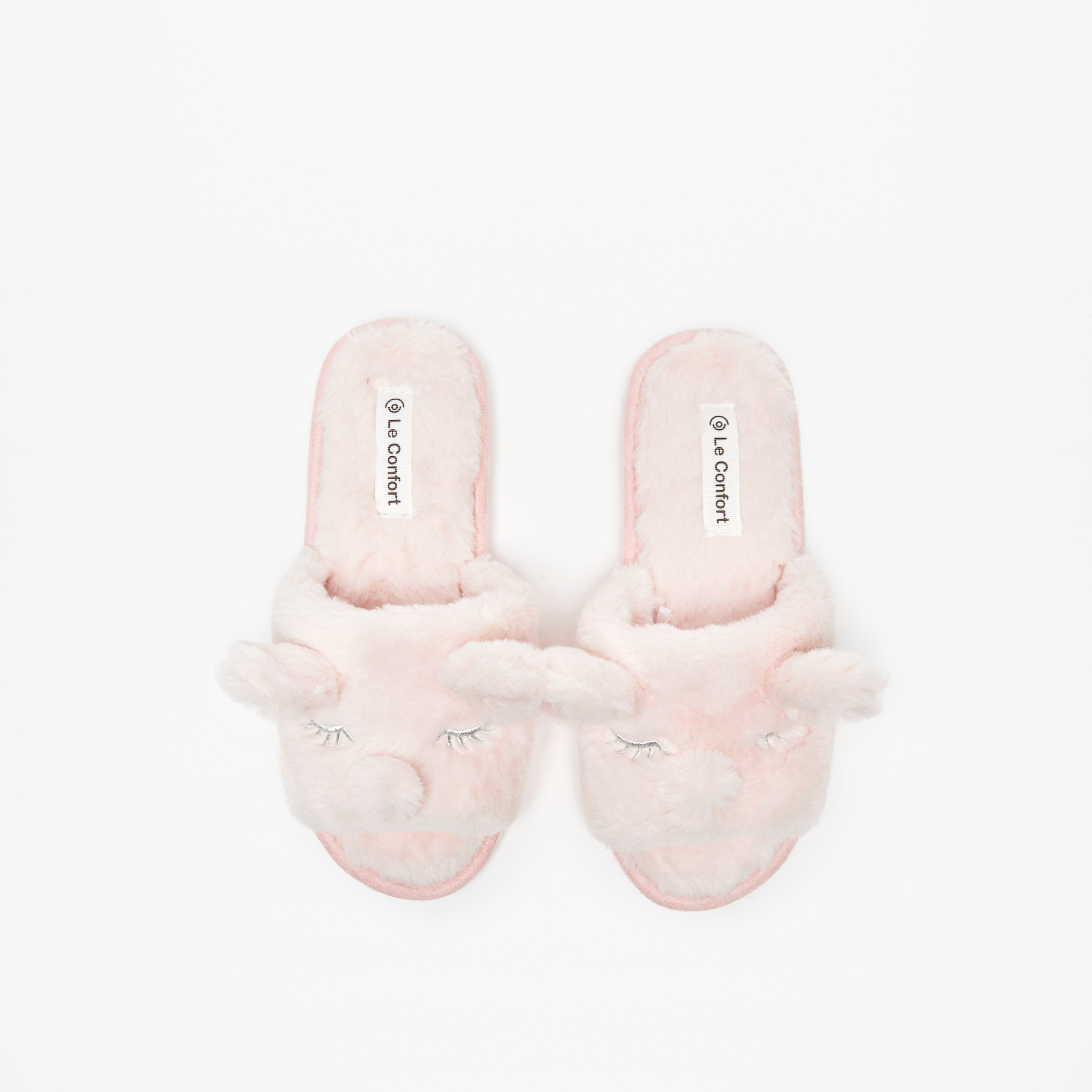 Le Confort Ear Applique Detail Bedroom Slides-women-shoes-flipflopsandslides-image-1