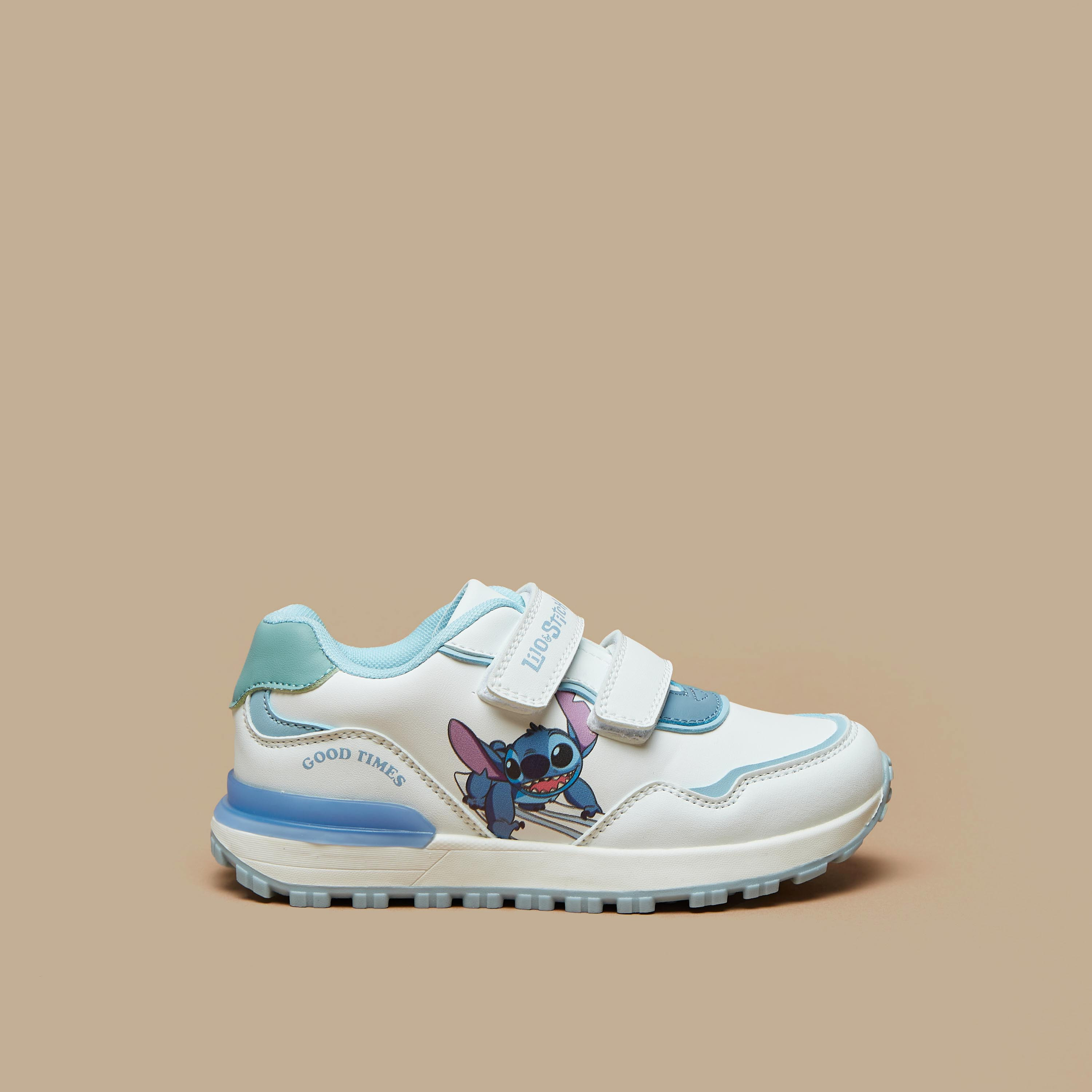 حذاء سنيكرز بطبعات ليلو وستيتش وشريط إغلاق لاصق من ديزني-girls-shoes-sneakers-image-3