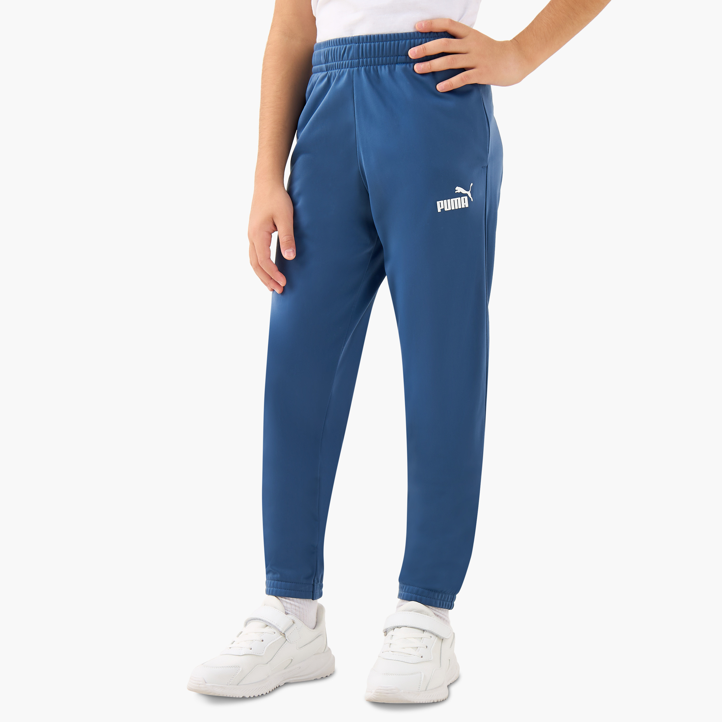 PUMA Boys Jacket and Joggers Set wth Colourblock Detail - Cotton - Long Sleeves - High Neck-boys-clothing-sportswear-sets-image-3