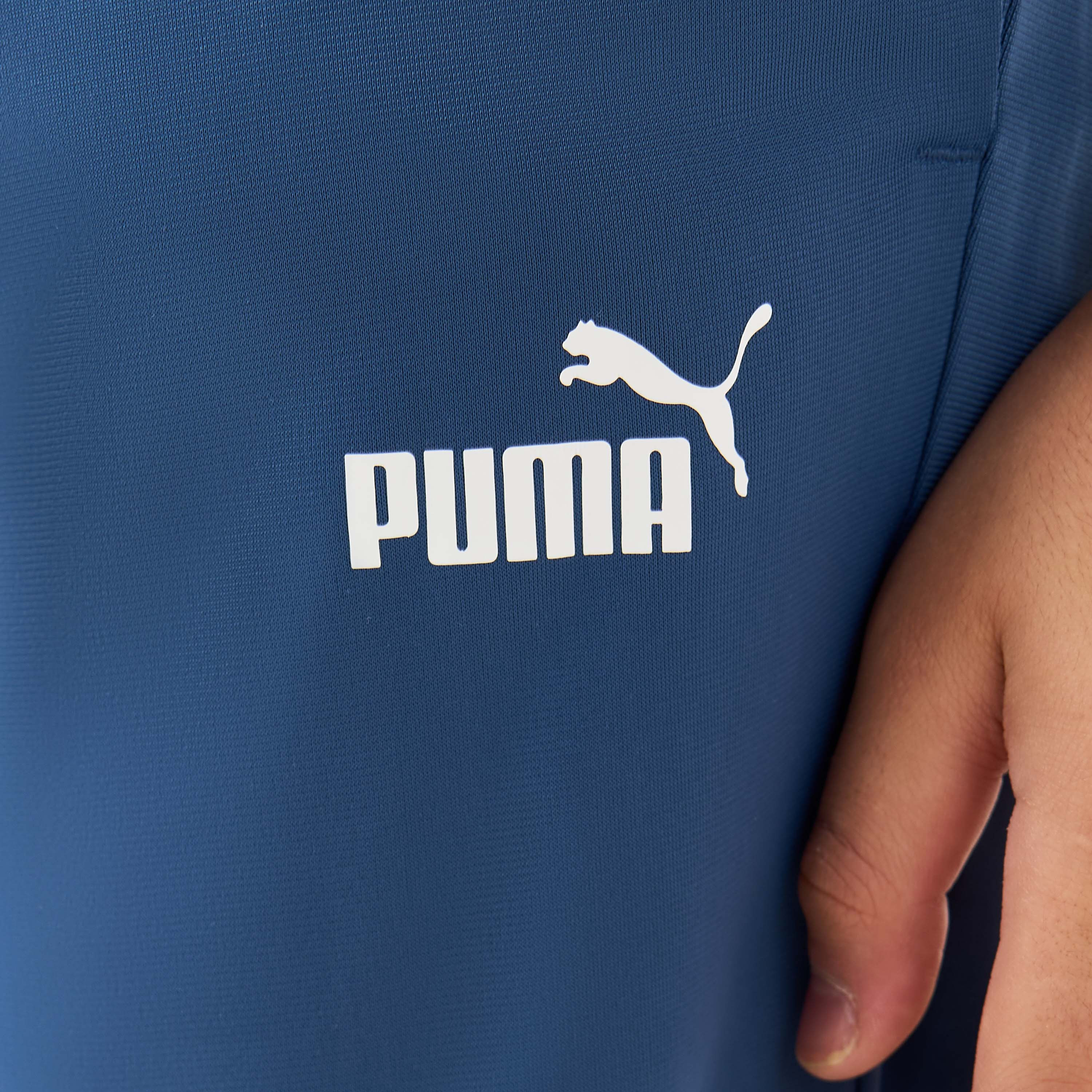 PUMA Boys Jacket and Joggers Set wth Colourblock Detail - Cotton - Long Sleeves - High Neck-boys-clothing-sportswear-sets-image-8
